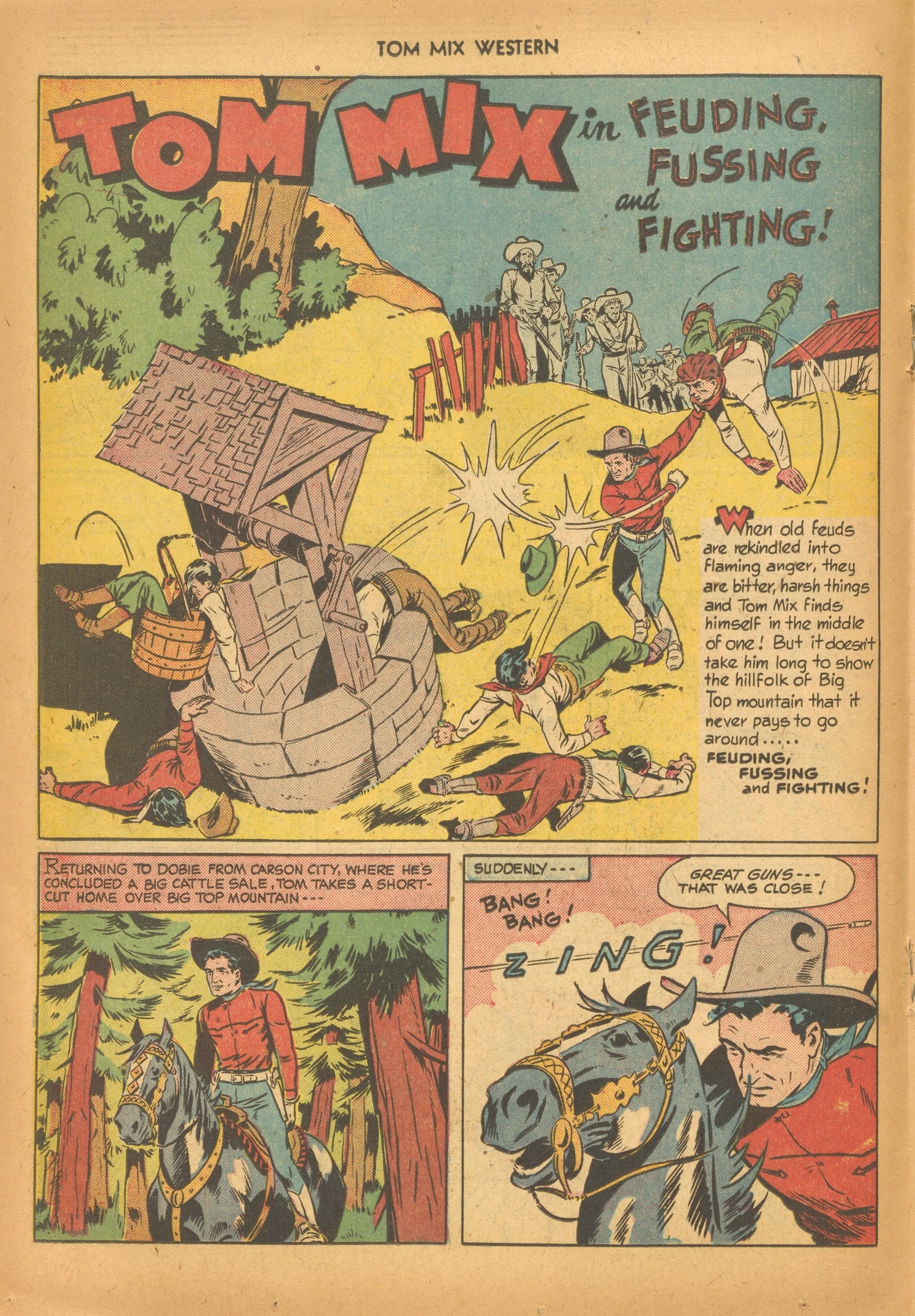 Read online Tom Mix Western (1948) comic -  Issue #33 - 26