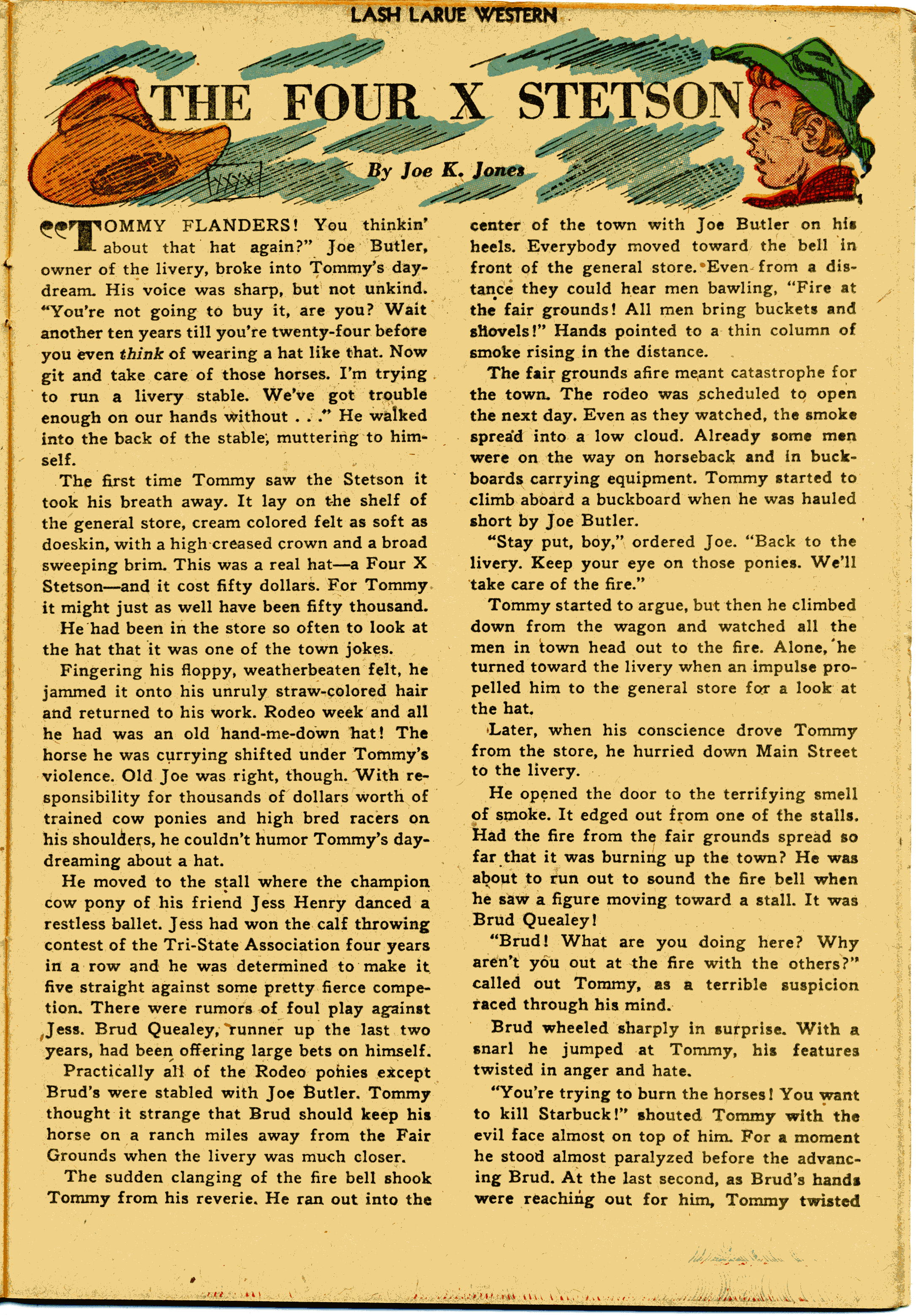 Read online Lash Larue Western (1949) comic -  Issue #27 - 25