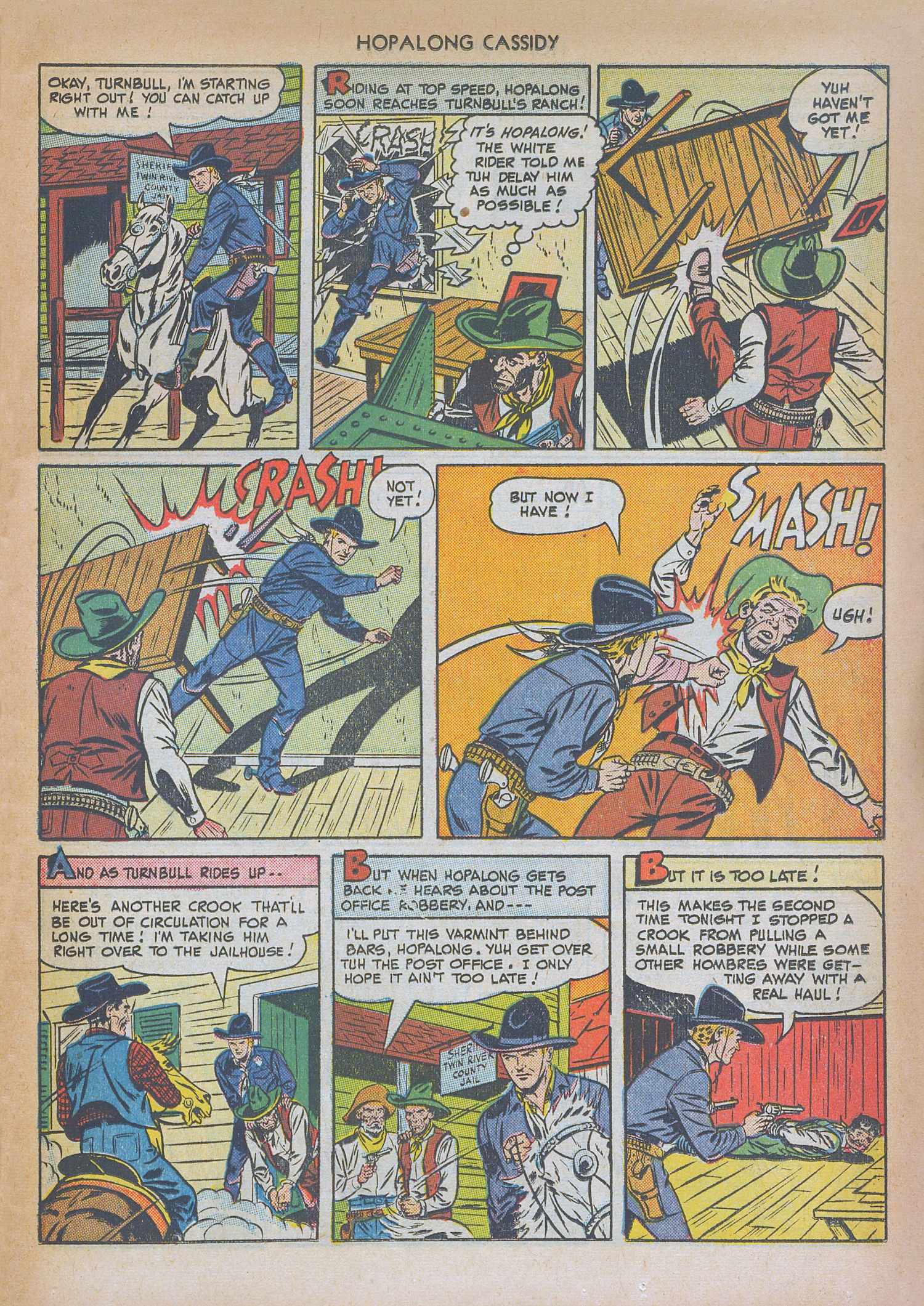 Read online Hopalong Cassidy comic -  Issue #36 - 13