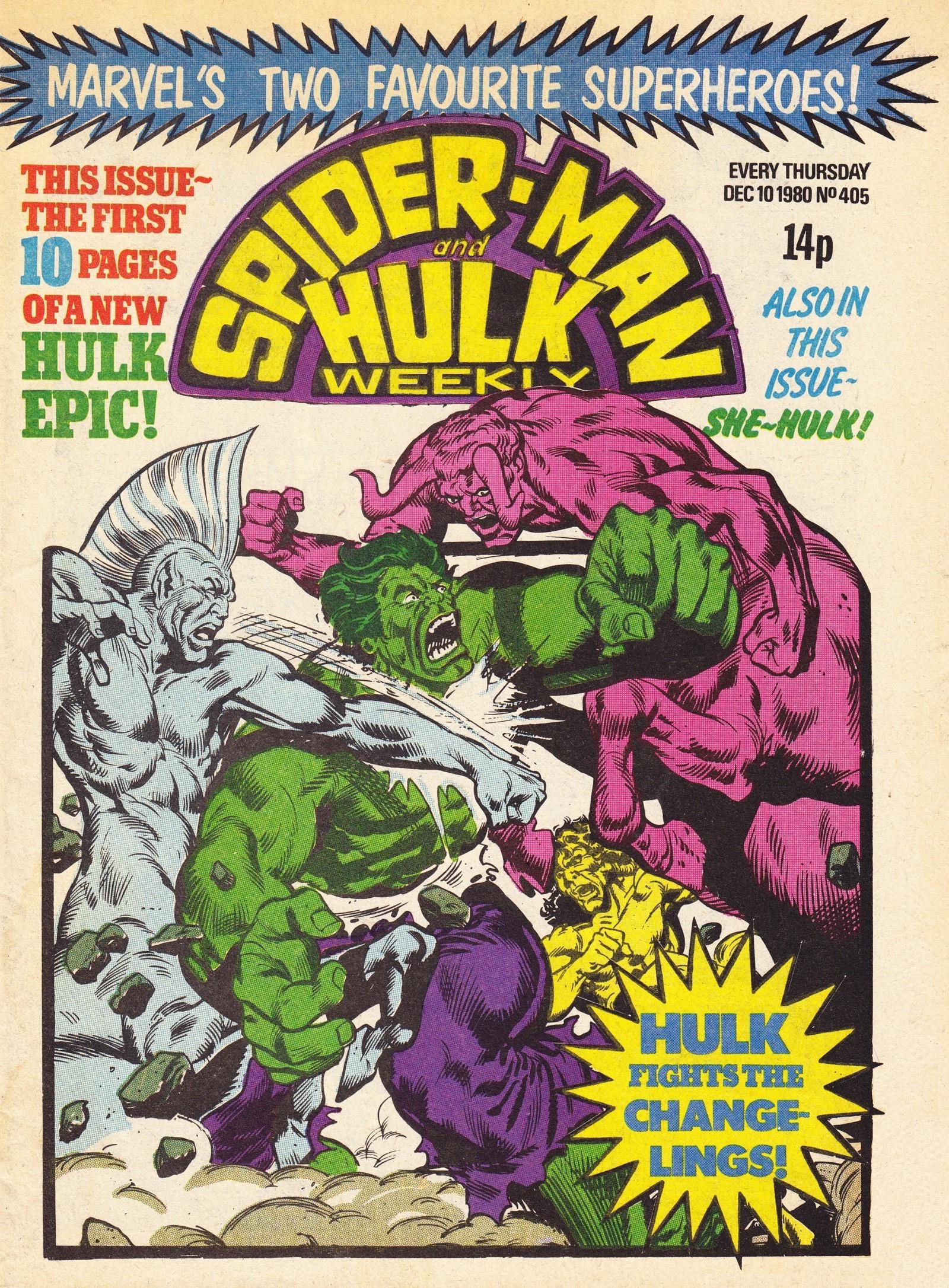 Read online Spider-Man and Hulk Weekly comic -  Issue #405 - 1