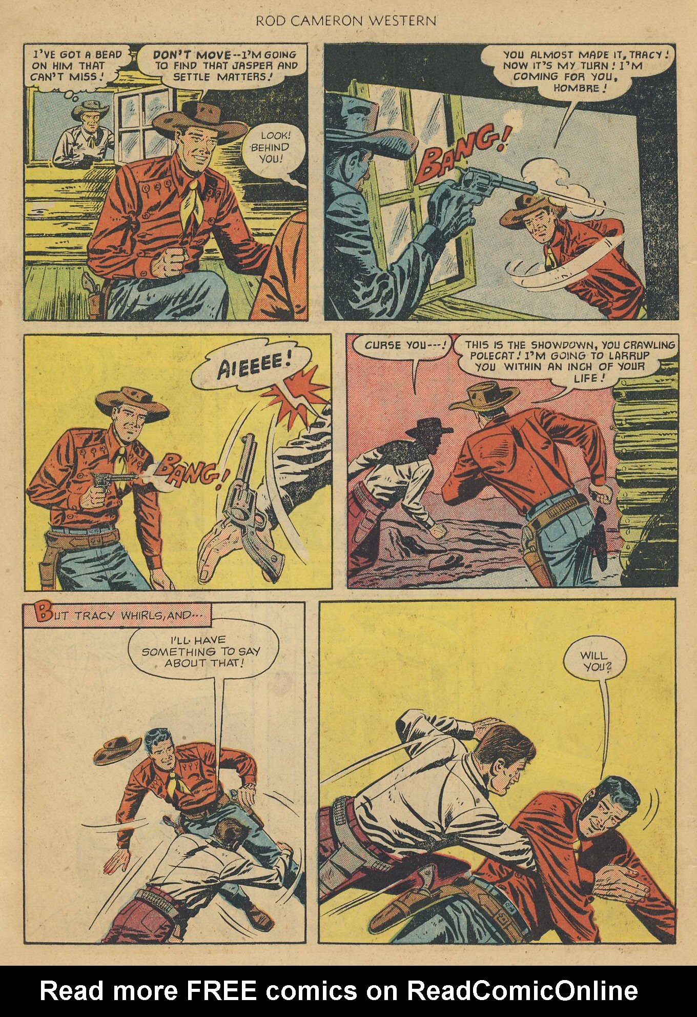 Read online Rod Cameron Western comic -  Issue #11 - 10