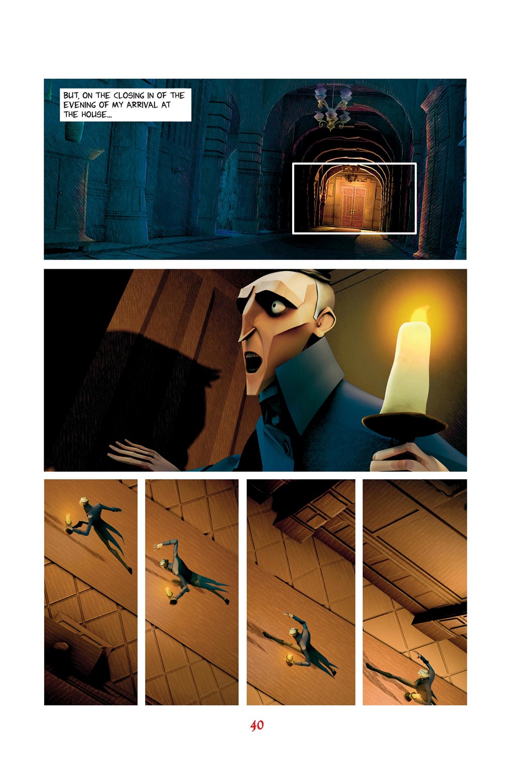 Read online The Fall of the House of Usher: A Graphic Novel comic -  Issue # TPB - 36