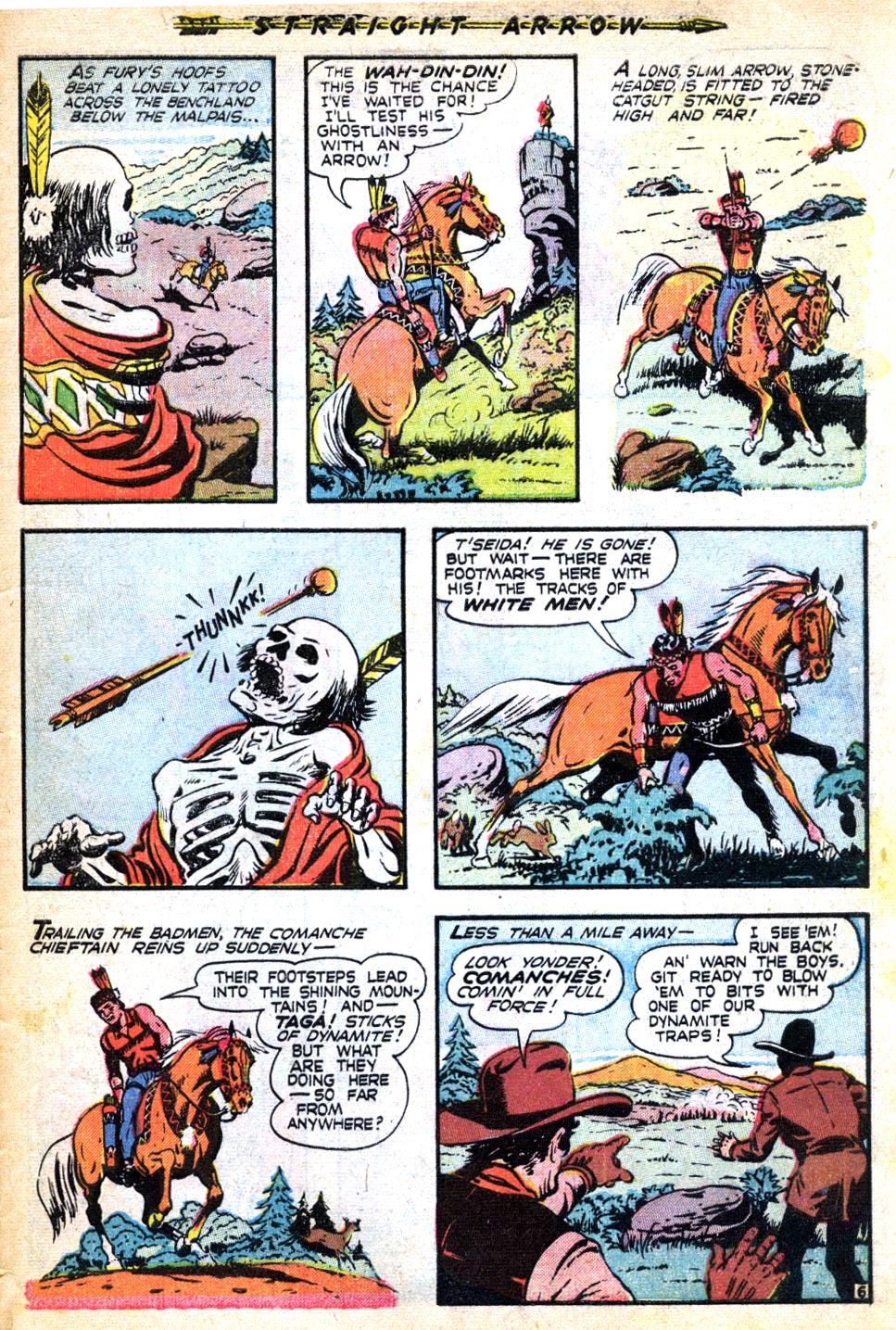 Read online Straight Arrow comic -  Issue #7 - 31