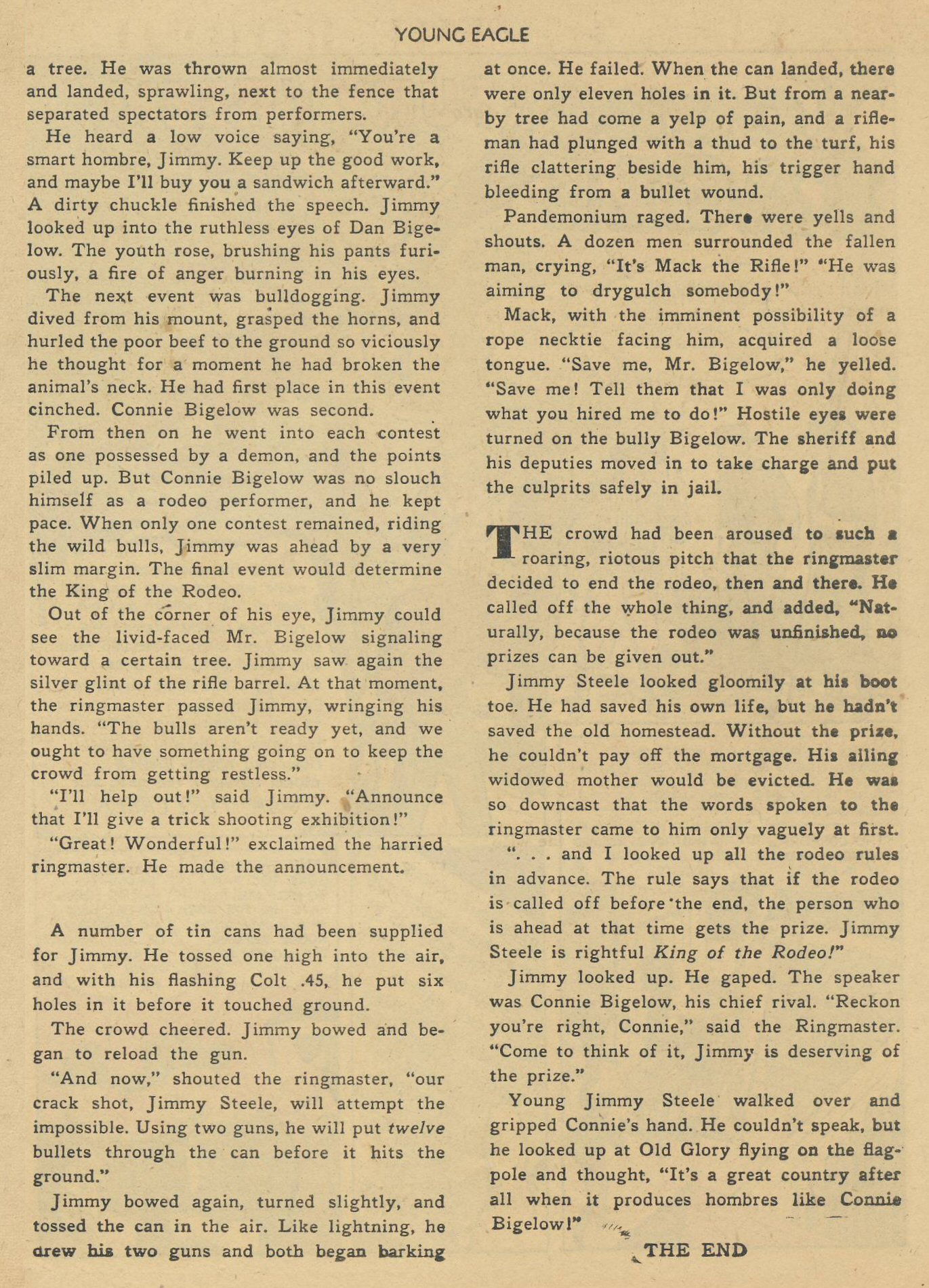 Read online Young Eagle comic -  Issue #1 - 27