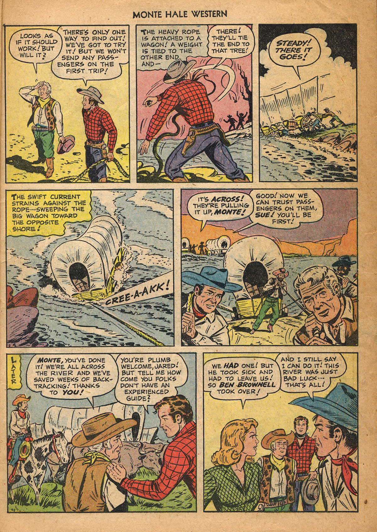 Read online Monte Hale Western comic -  Issue #44 - 8