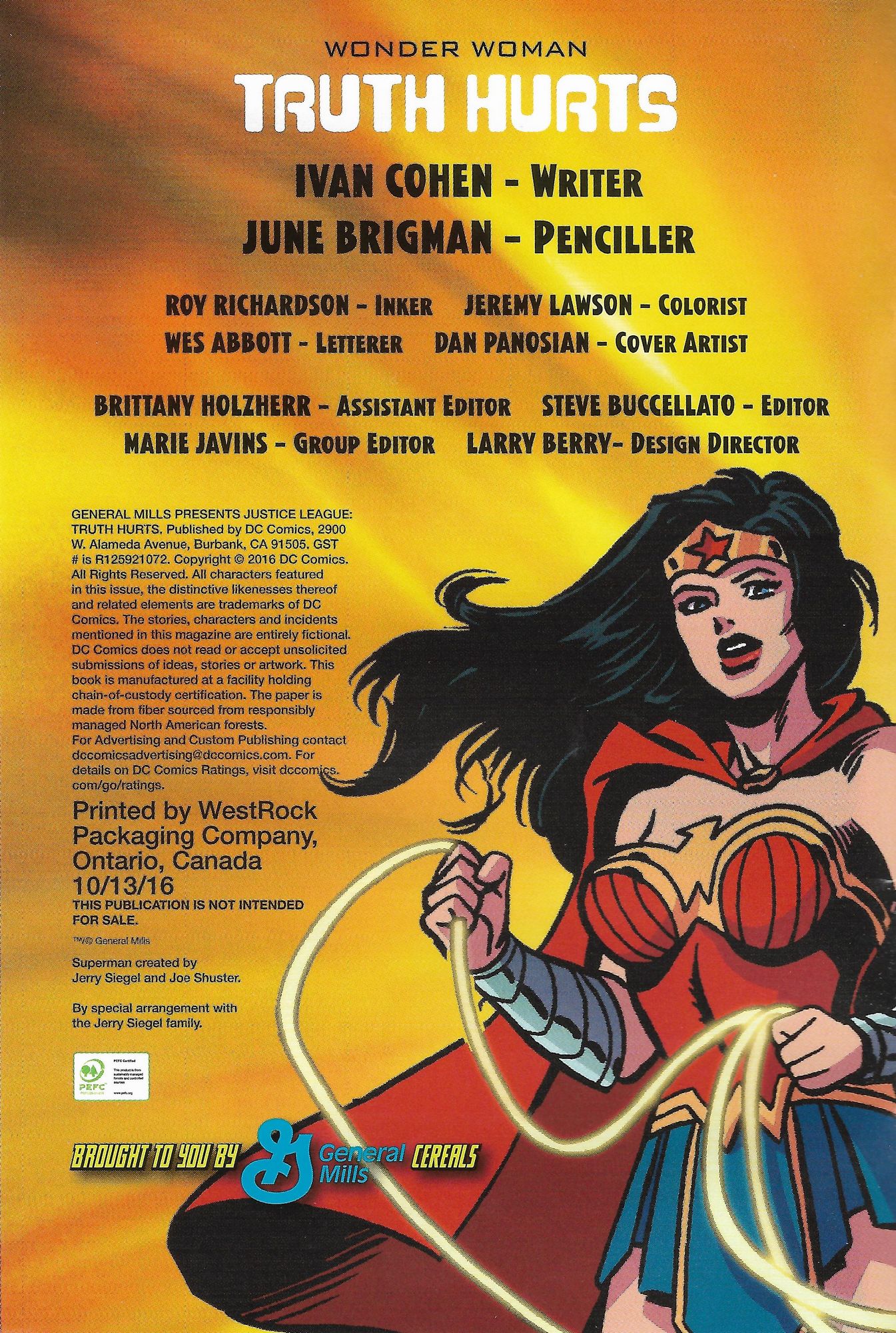 Read online General Mills Presents: Justice League (2016) comic -  Issue #3 - 2