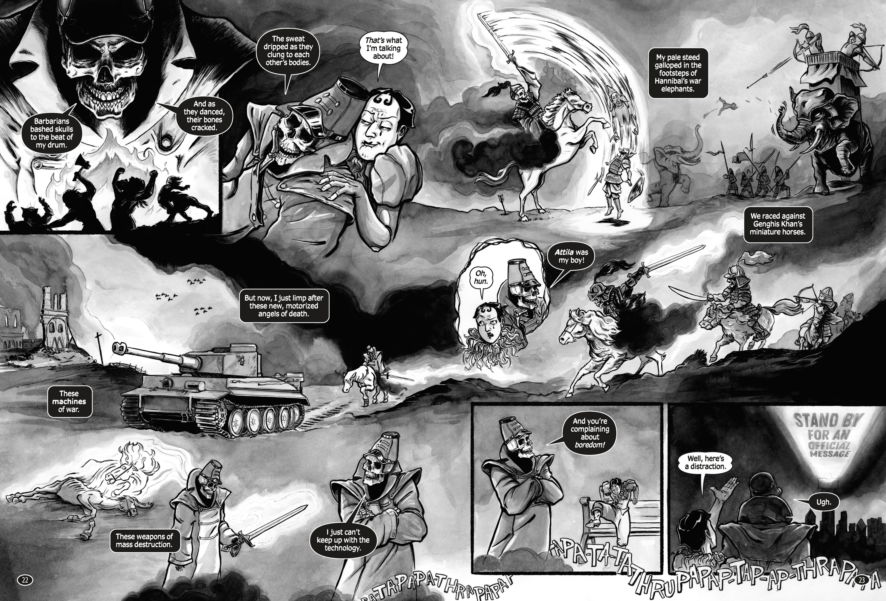 Read online Death Strikes: The Emperor of Atlantis comic -  Issue # TPB - 23