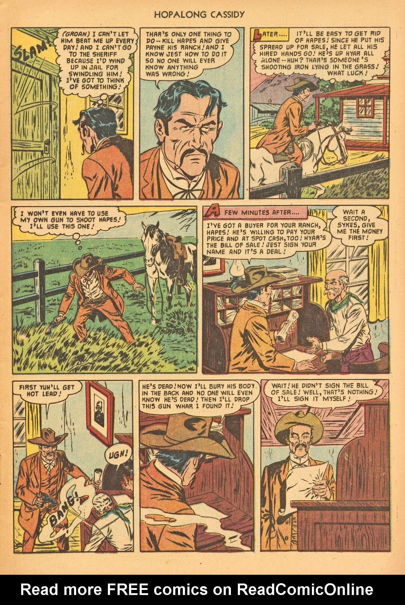 Read online Hopalong Cassidy comic -  Issue #63 - 5