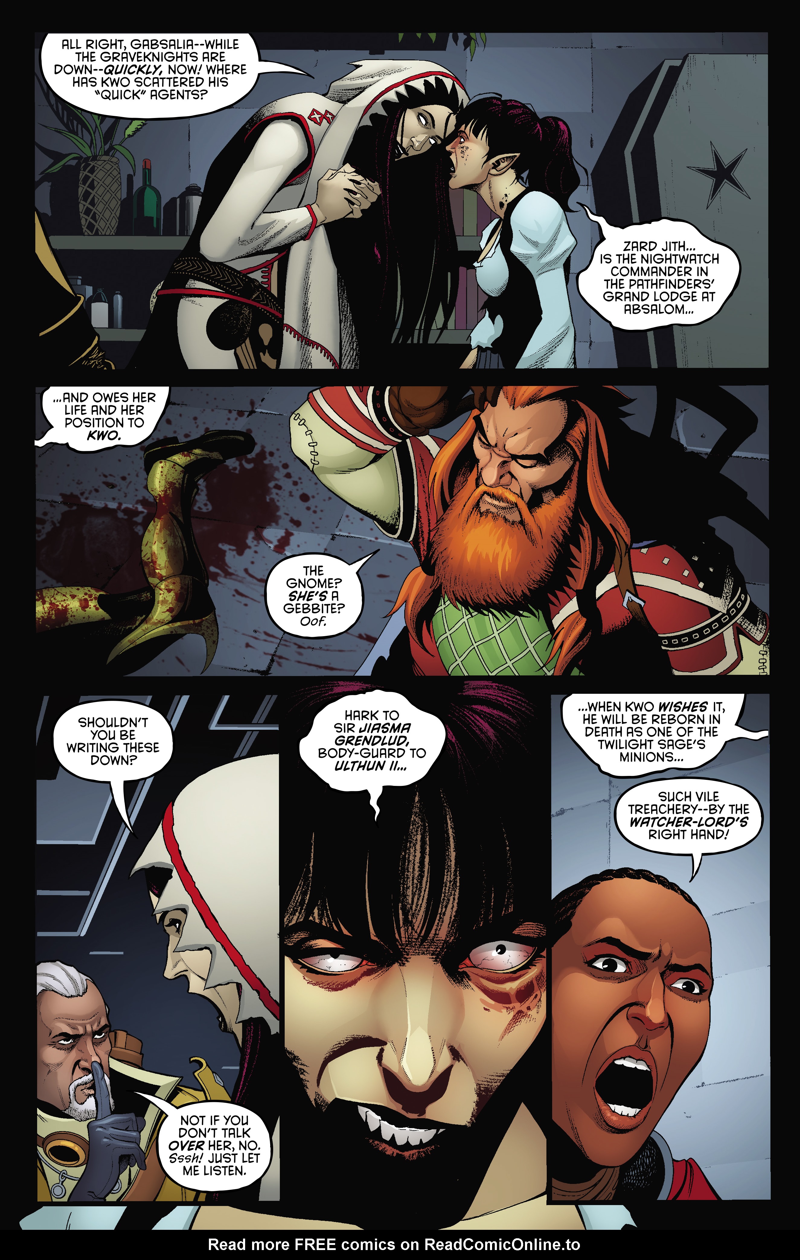 Read online Pathfinder: Wake the Dead comic -  Issue #5 - 9