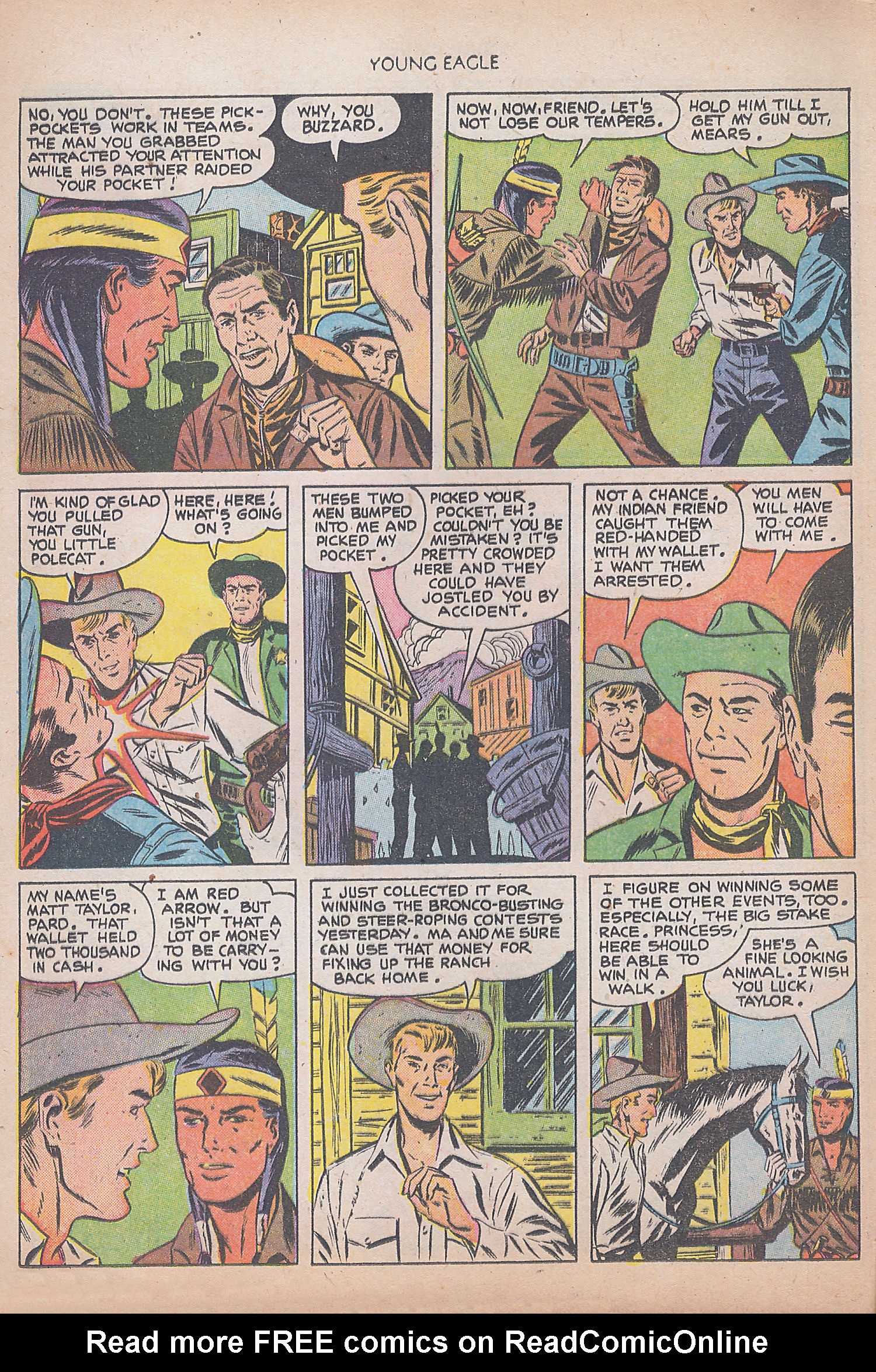 Read online Young Eagle comic -  Issue #8 - 6
