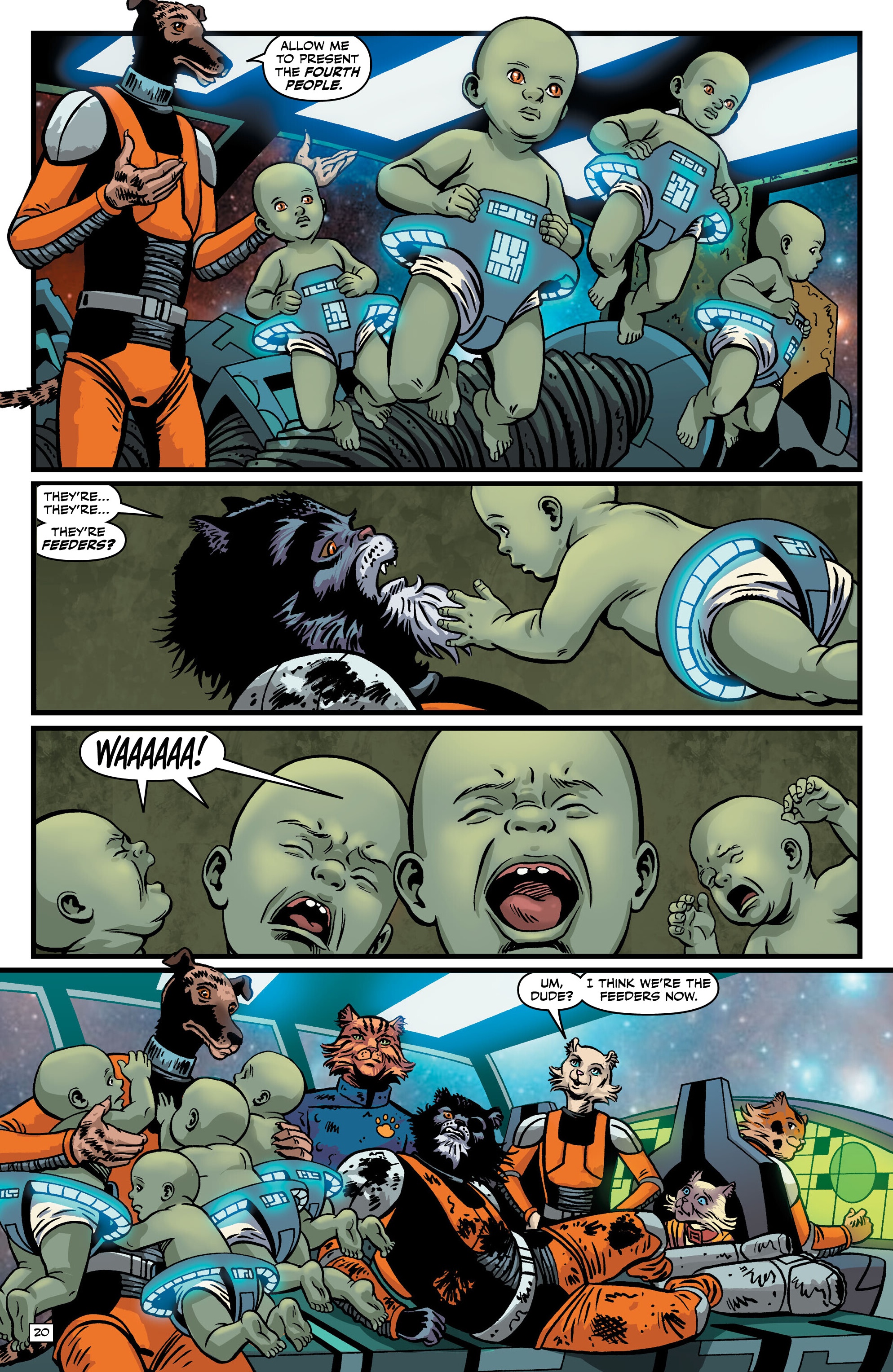 Read online Captain Ginger: The Last Feeder comic -  Issue #2 - 22