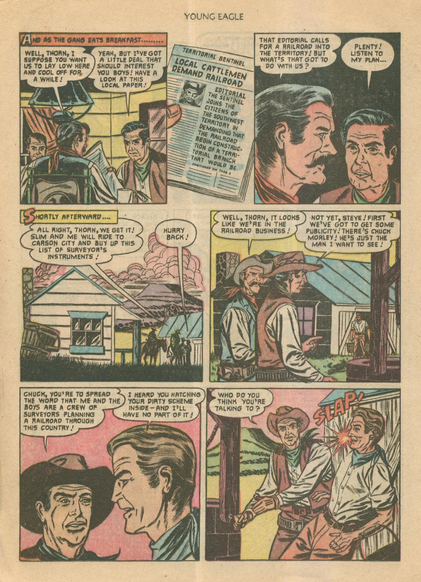 Read online Young Eagle comic -  Issue #9 - 5