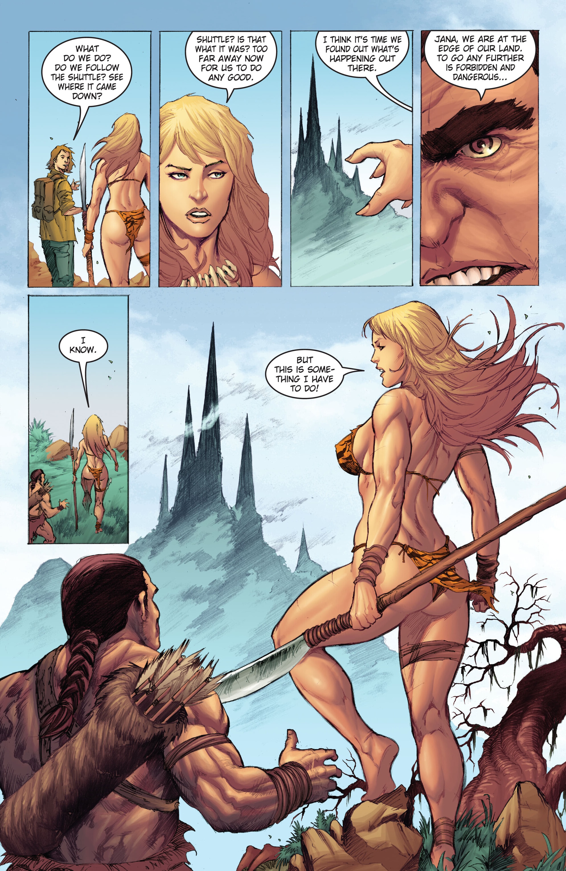 Read online Frank Cho's Jungle Girl: The Complete Omnibus comic -  Issue # TPB (Part 2) - 39