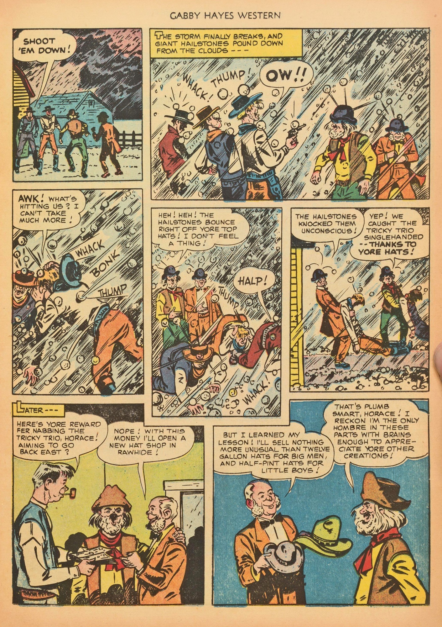 Read online Gabby Hayes Western comic -  Issue #25 - 25