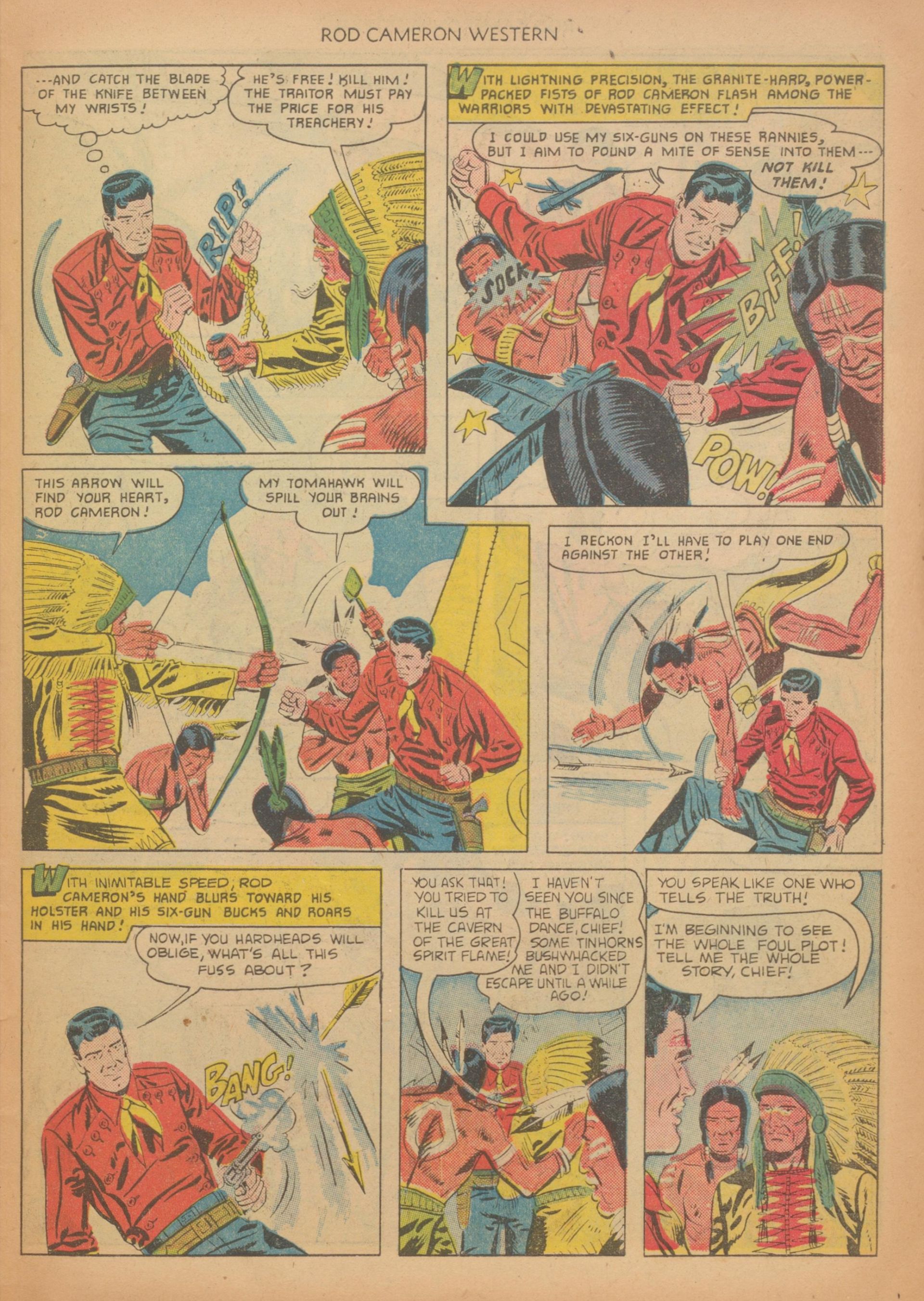 Read online Rod Cameron Western comic -  Issue #10 - 27