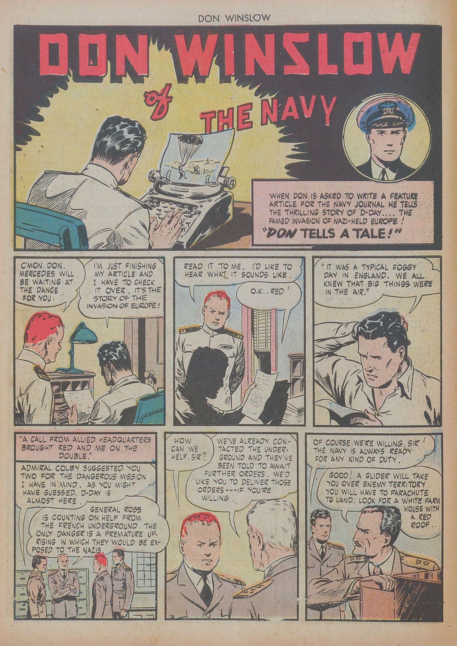 Read online Don Winslow of the Navy comic -  Issue #33 - 40