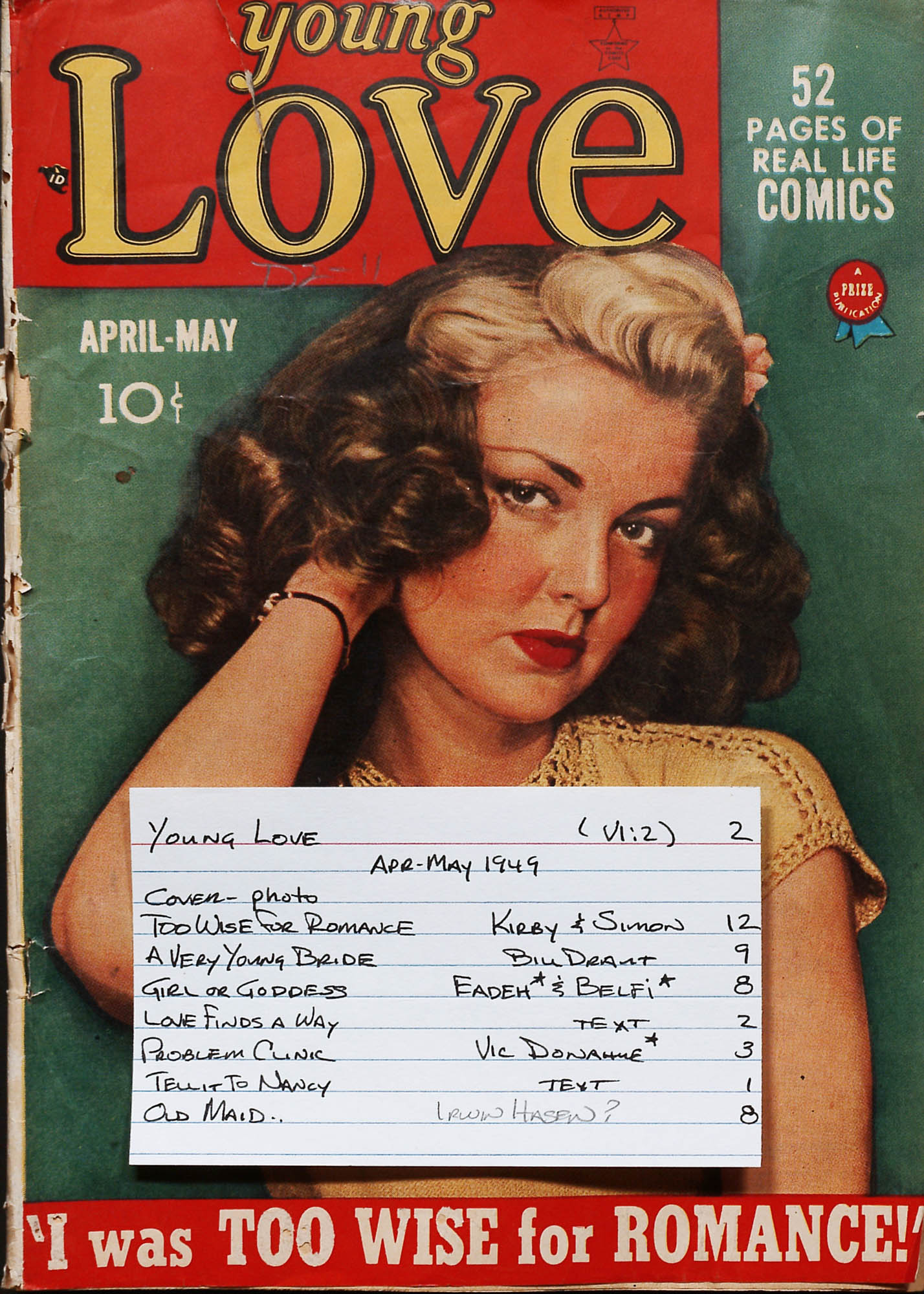 Read online Young Love (1949) comic -  Issue #2 - 53