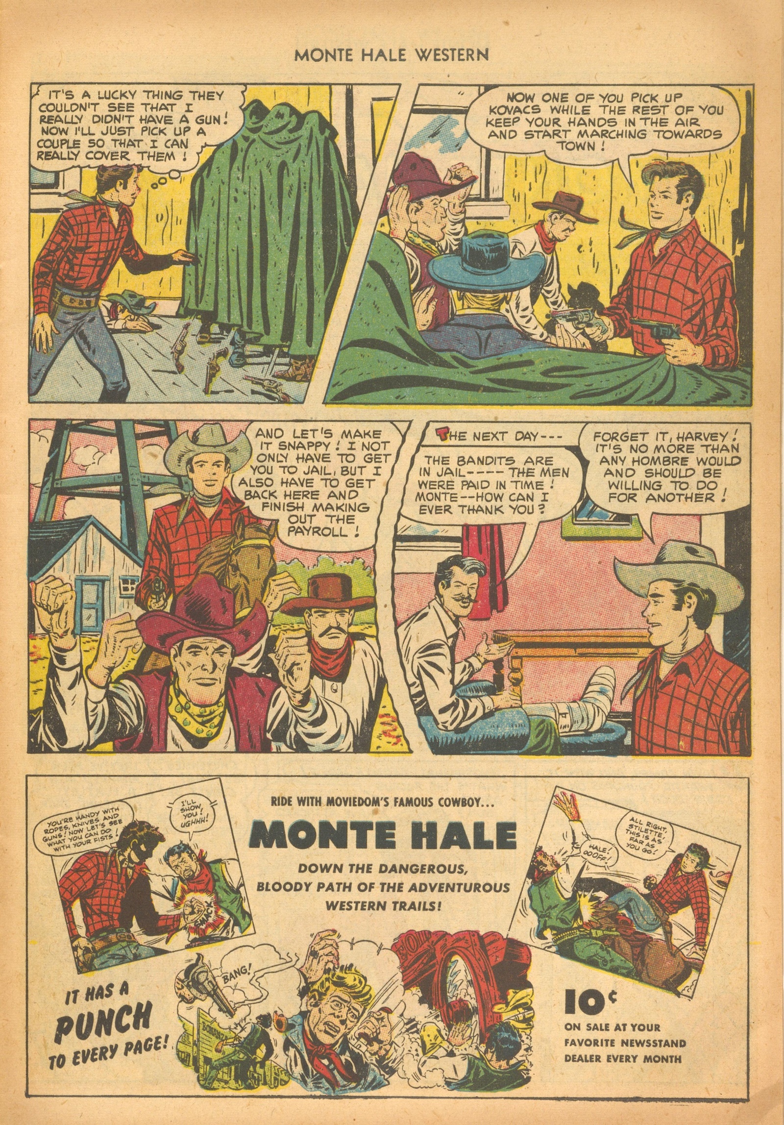 Read online Monte Hale Western comic -  Issue #80 - 9