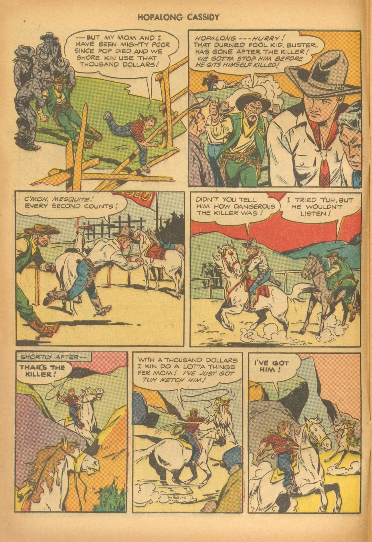 Read online Hopalong Cassidy comic -  Issue #12 - 6