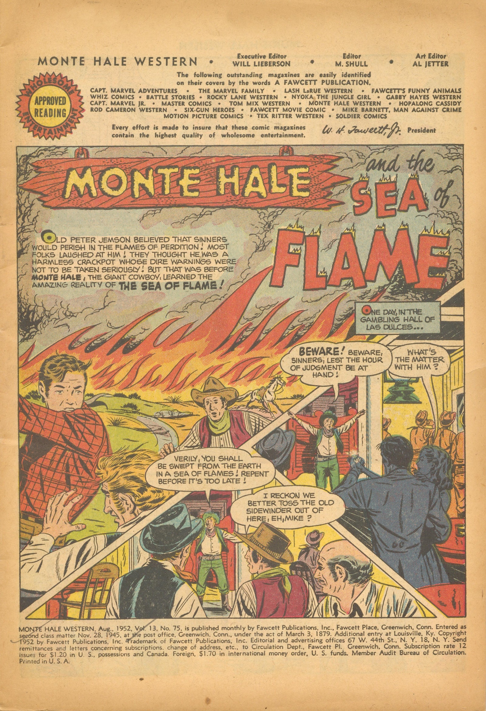Read online Monte Hale Western comic -  Issue #75 - 3
