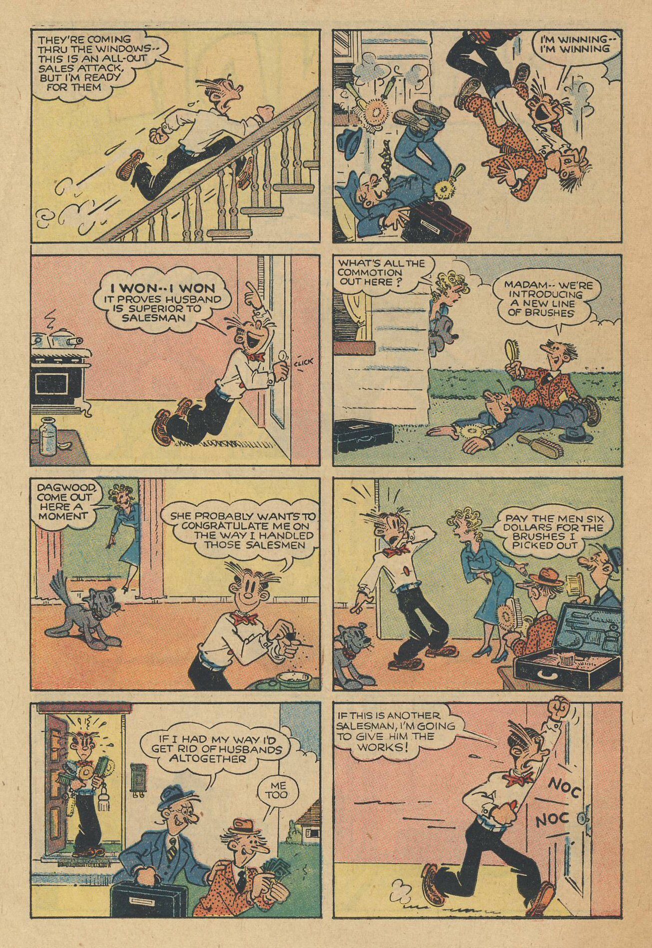Read online Blondie Comics (1960) comic -  Issue #150 - 22