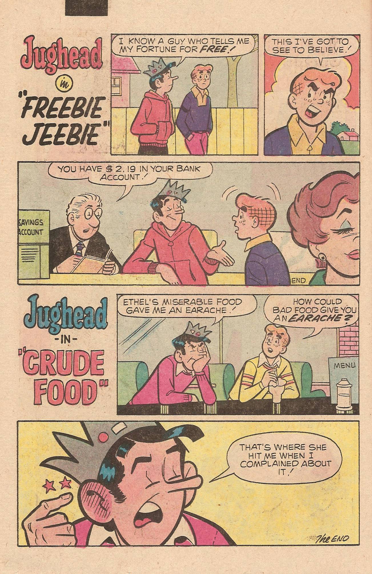 Read online Jughead's Jokes comic -  Issue #71 - 14