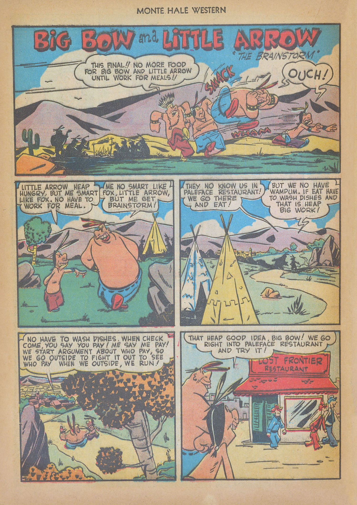 Read online Monte Hale Western comic -  Issue #32 - 36