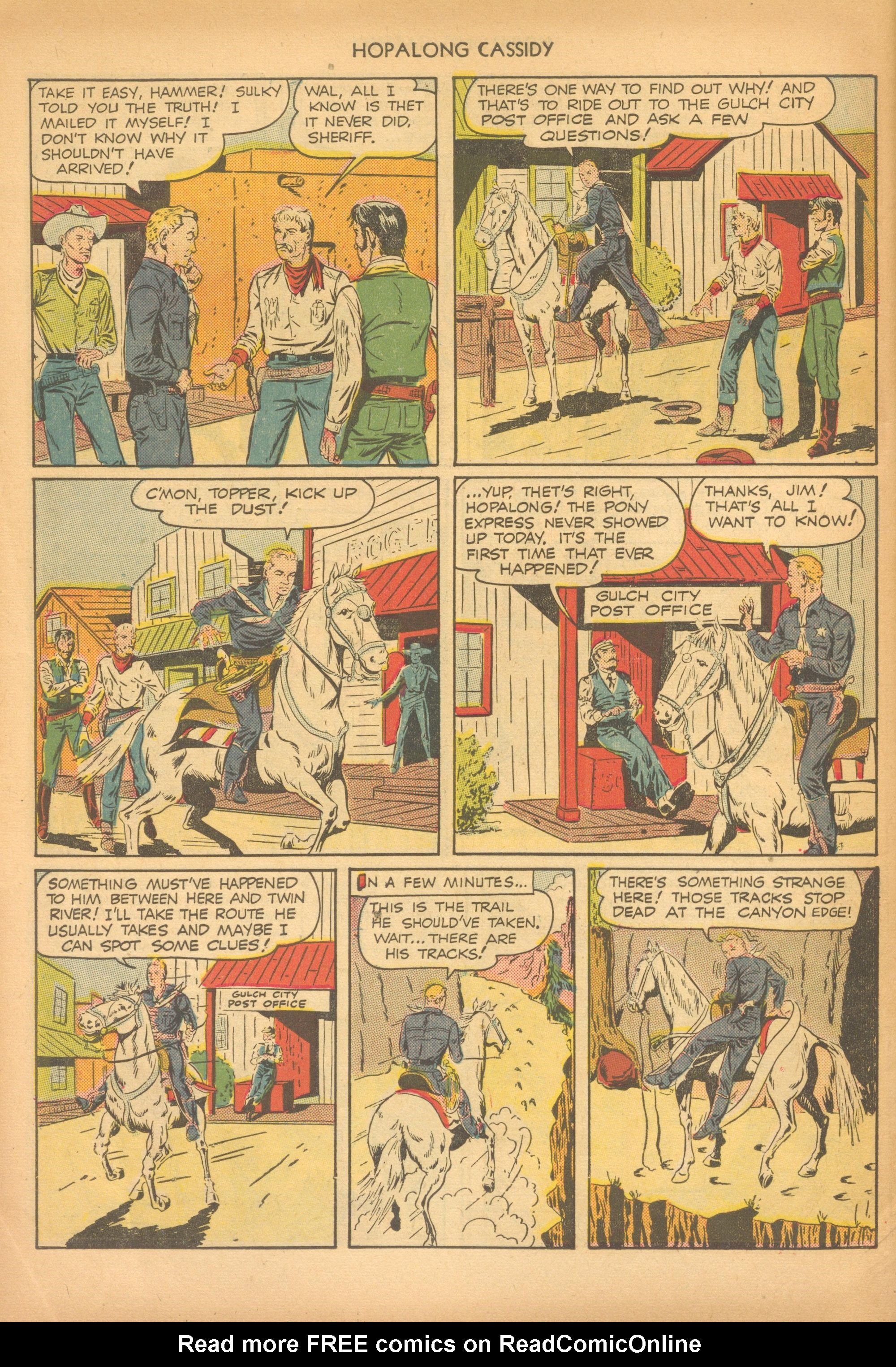 Read online Hopalong Cassidy comic -  Issue #43 - 46