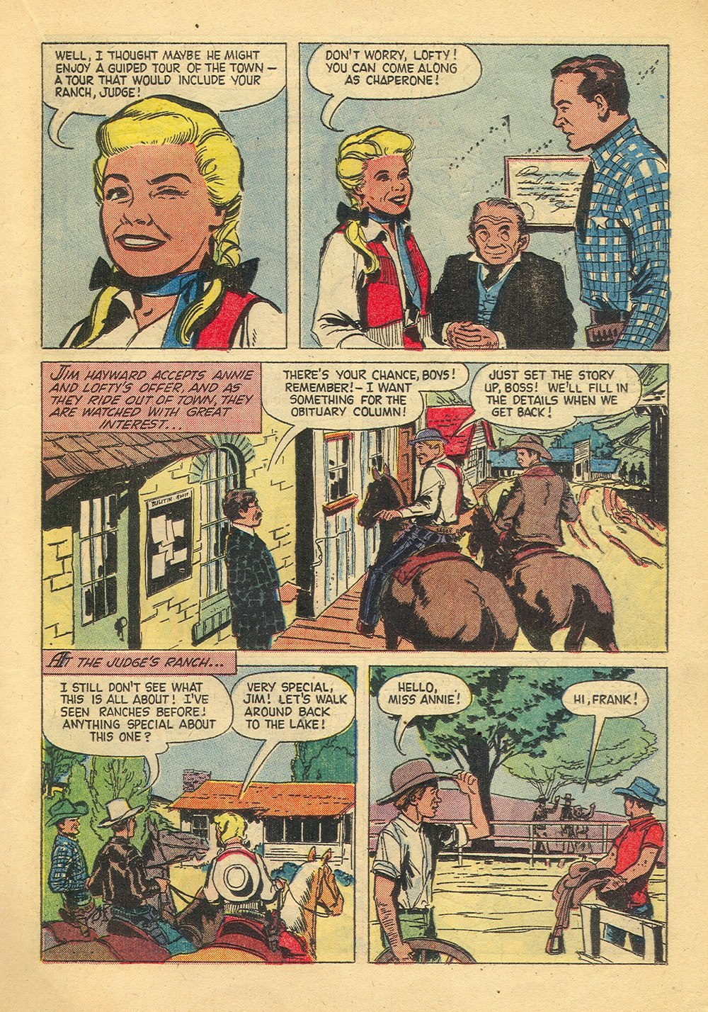 Read online Annie Oakley & Tagg comic -  Issue #12 - 13