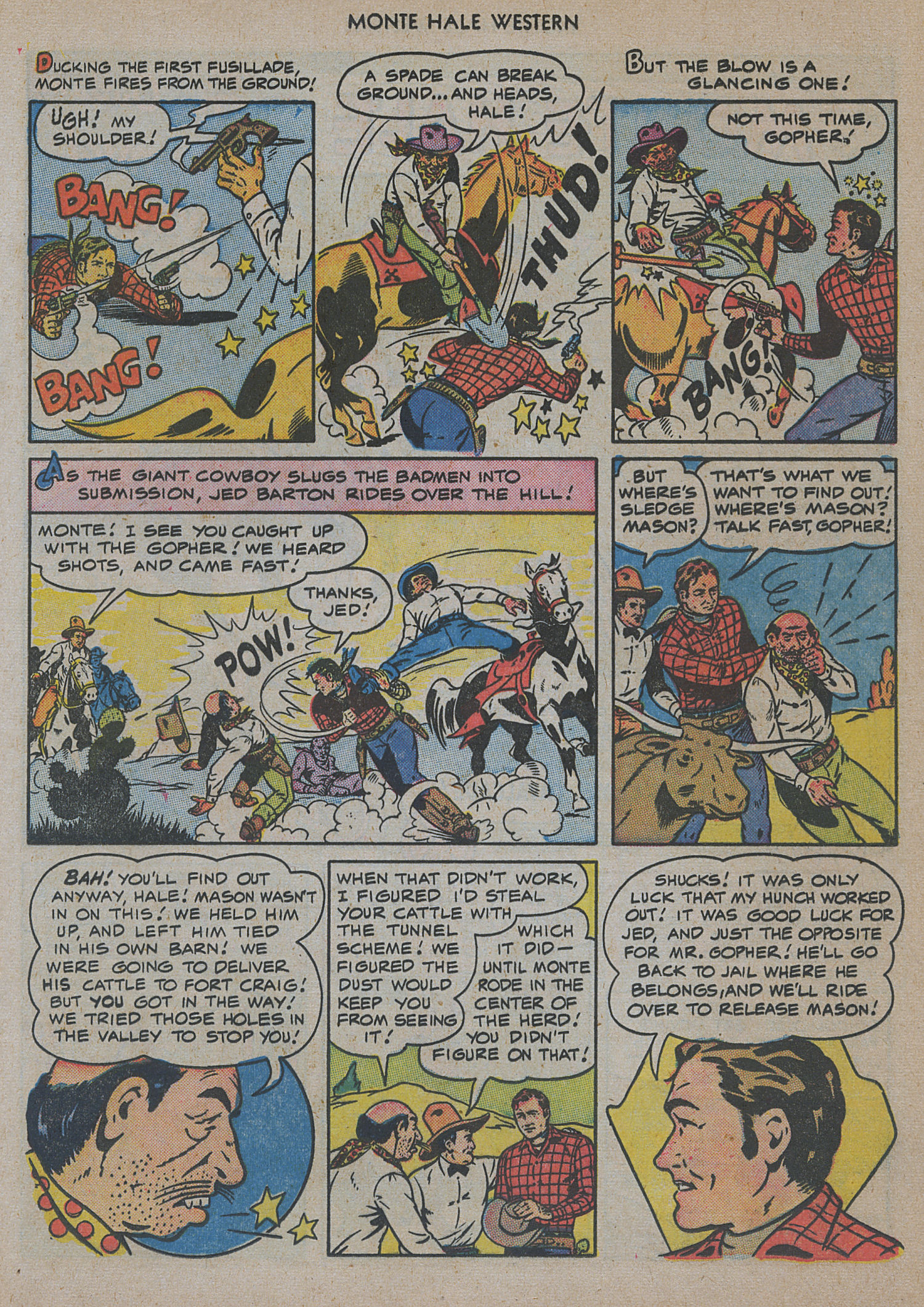 Read online Monte Hale Western comic -  Issue #48 - 25