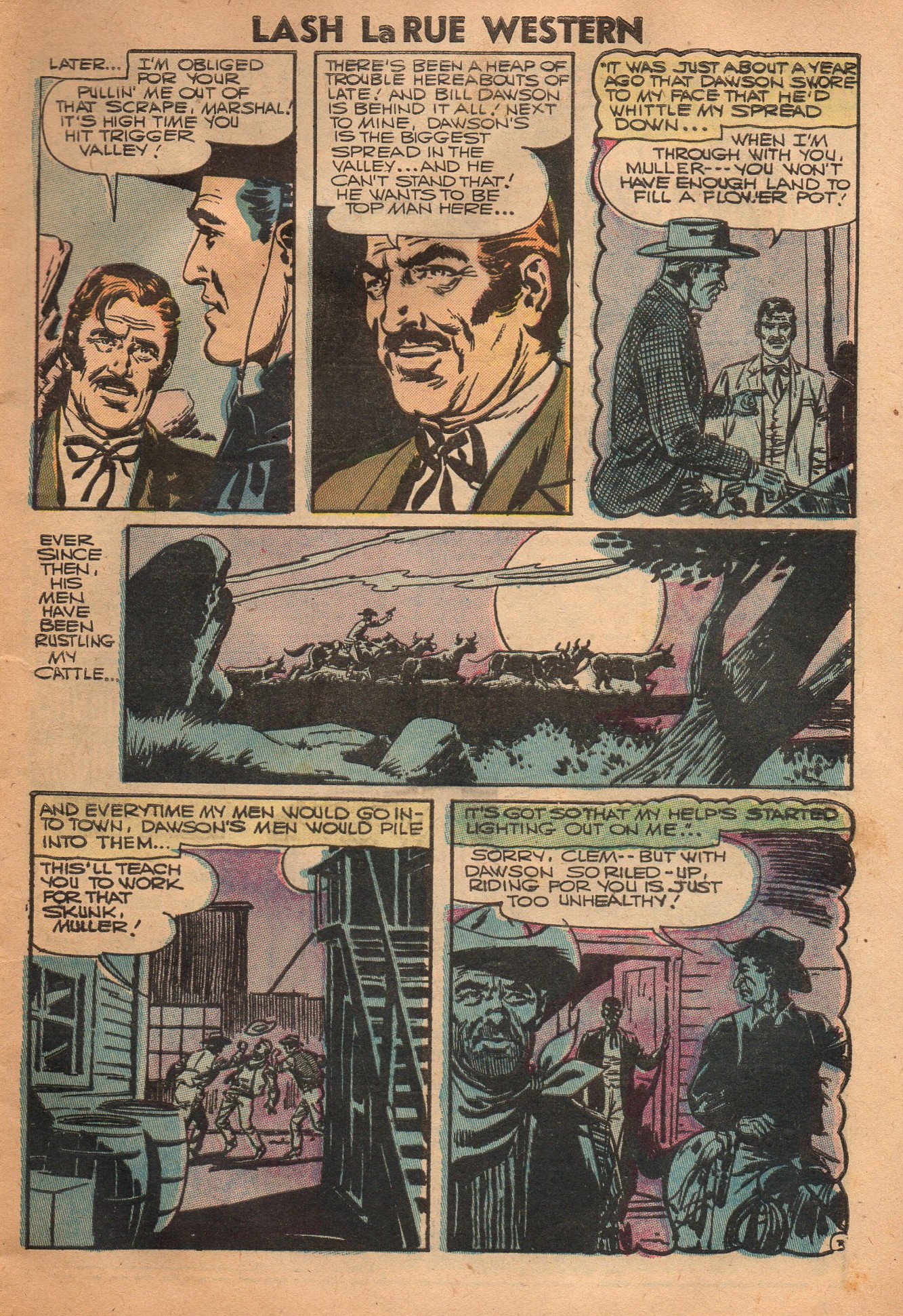 Read online Lash Larue Western (1949) comic -  Issue #62 - 5