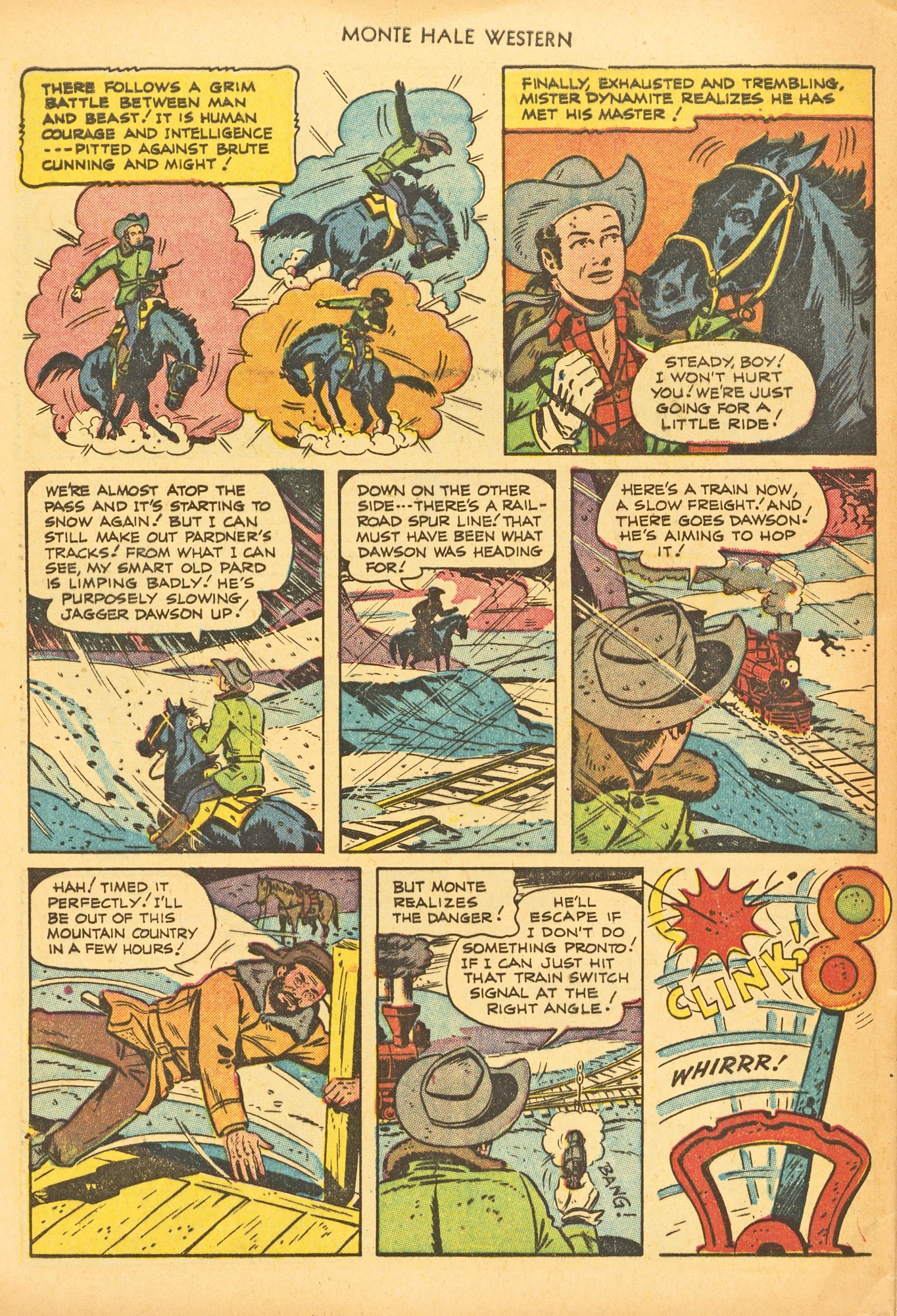 Read online Monte Hale Western comic -  Issue #66 - 32