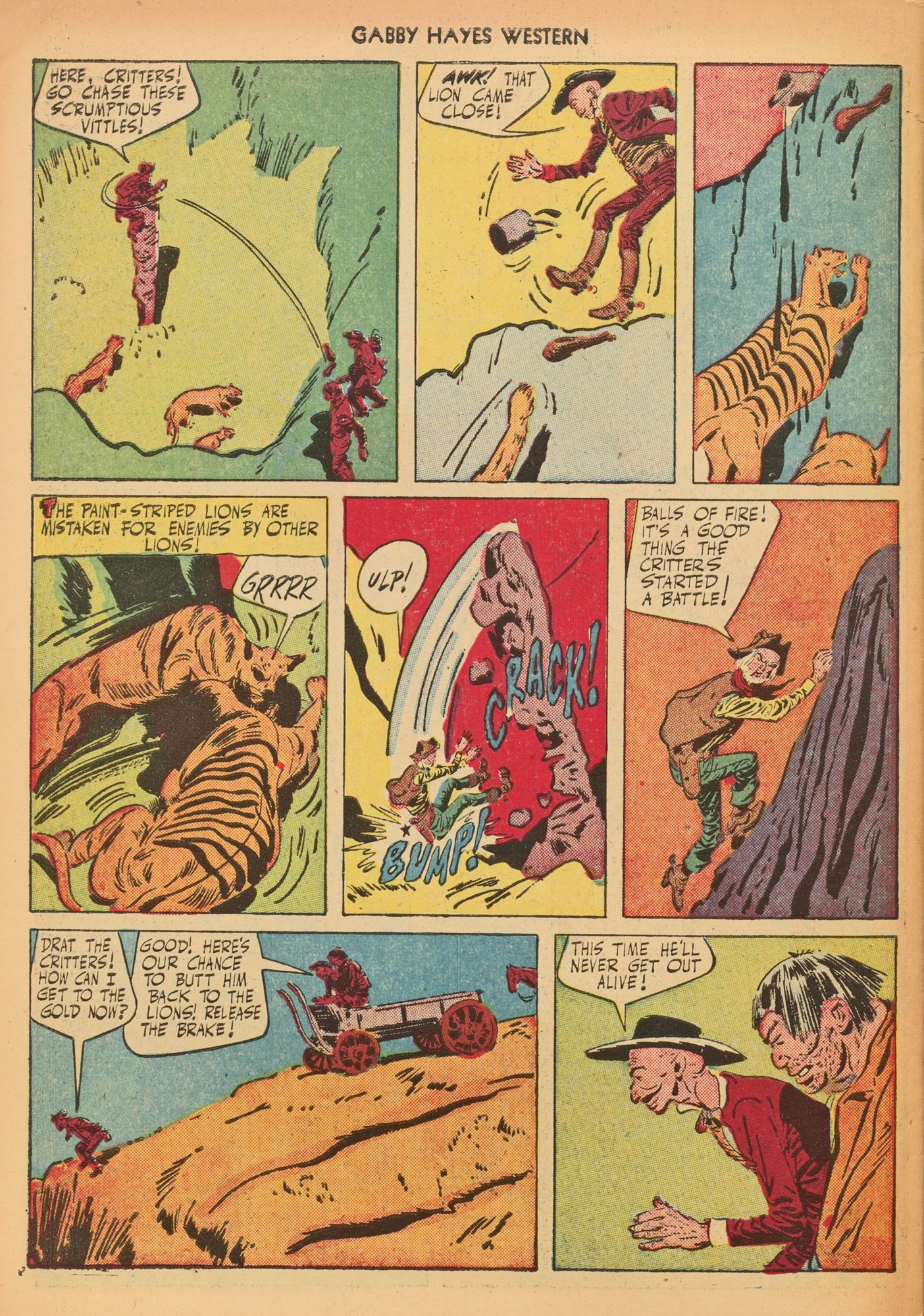 Read online Gabby Hayes Western comic -  Issue #27 - 30