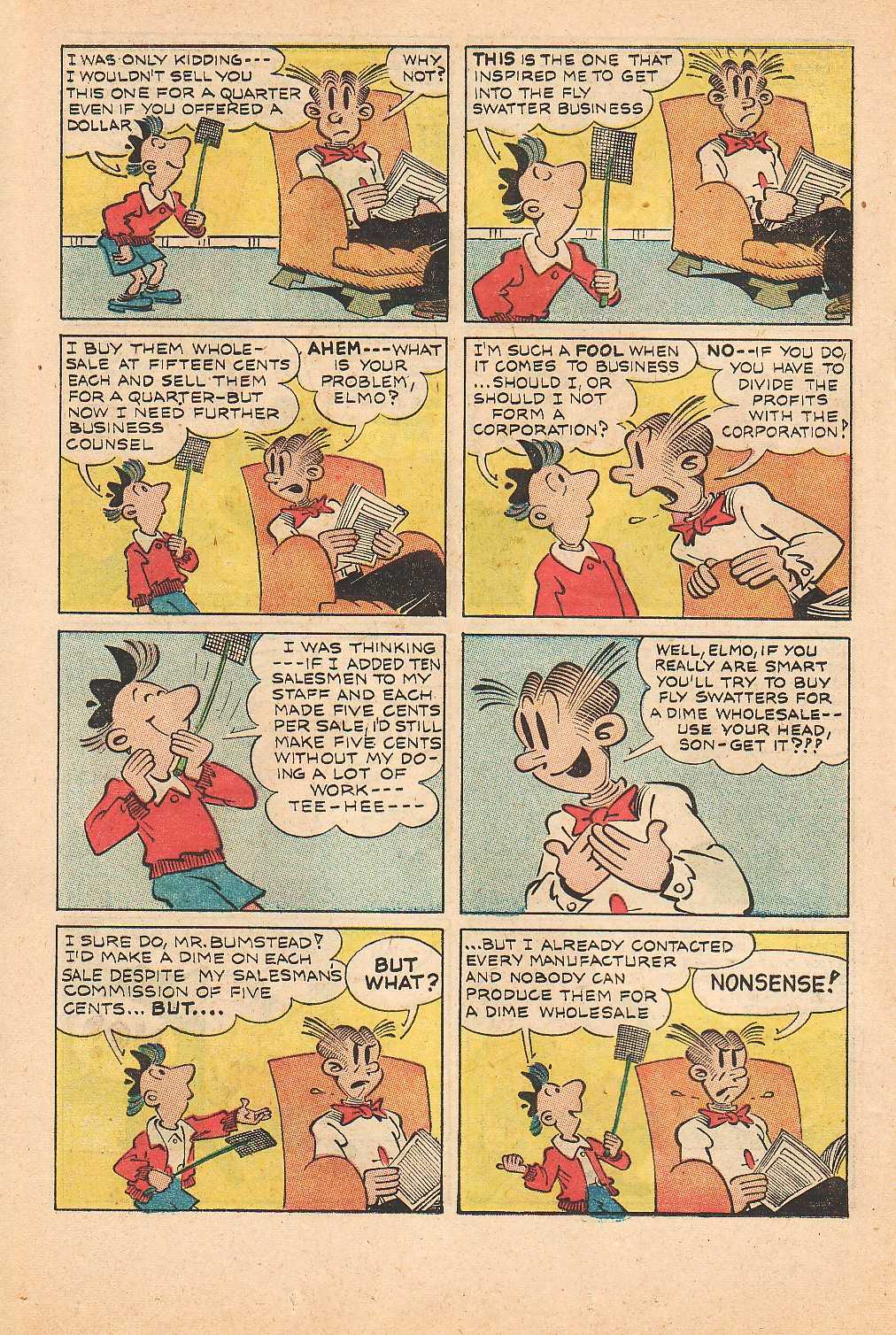 Read online Blondie Comics (1960) comic -  Issue #143 - 14