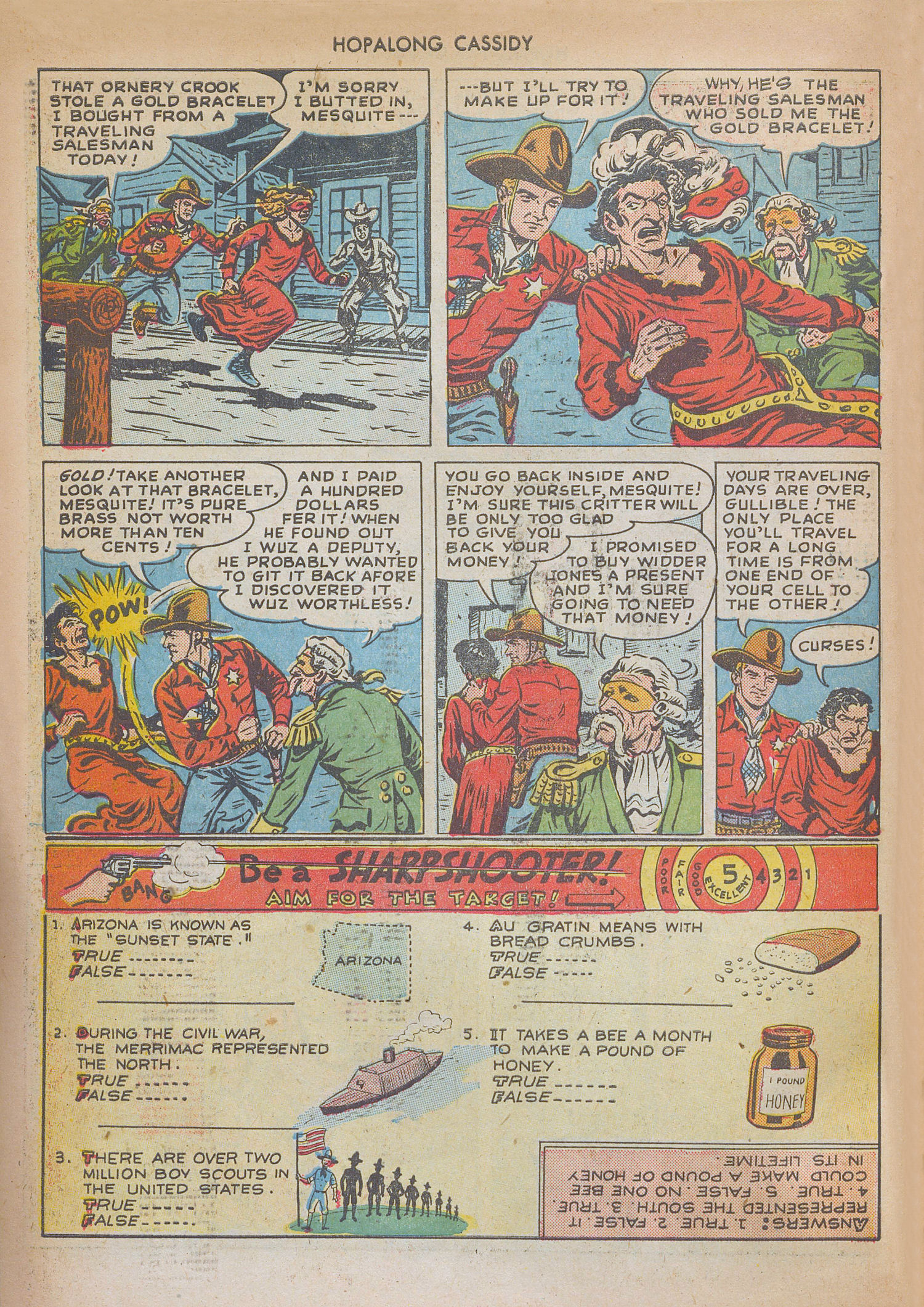 Read online Hopalong Cassidy comic -  Issue #28 - 32
