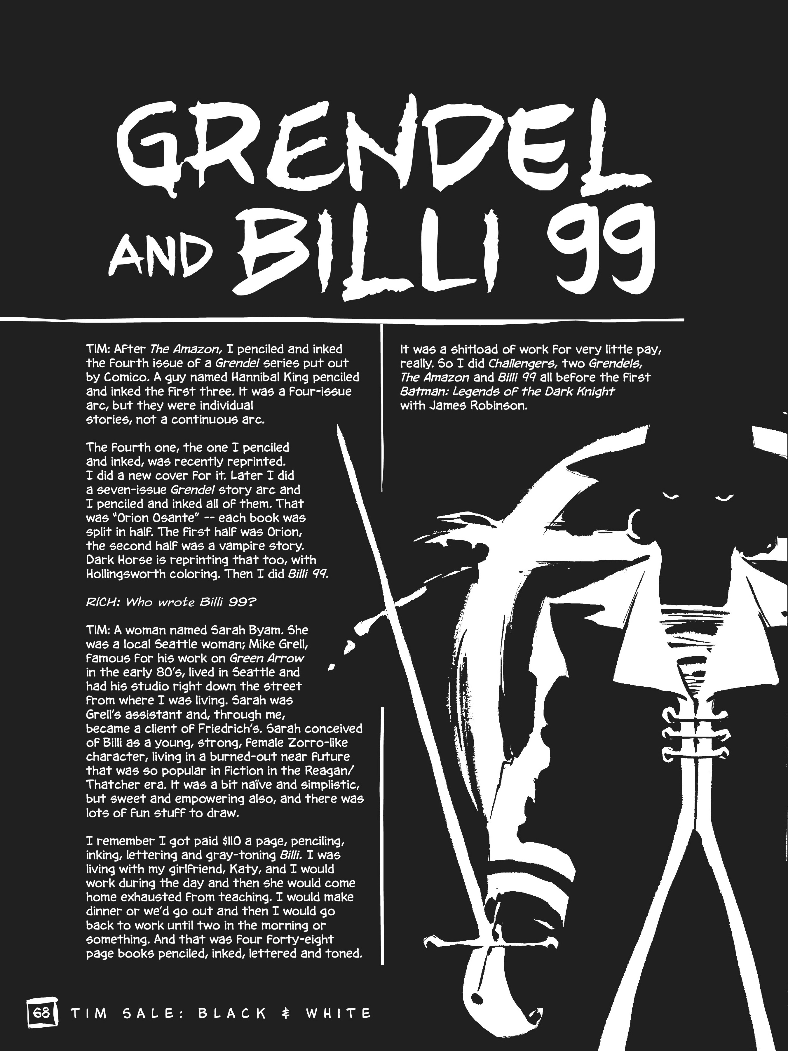 Read online Drawing Heroes in the Backyard: Tim Sale Black and White, Revised and Expanded comic -  Issue # TPB (Part 1) - 57
