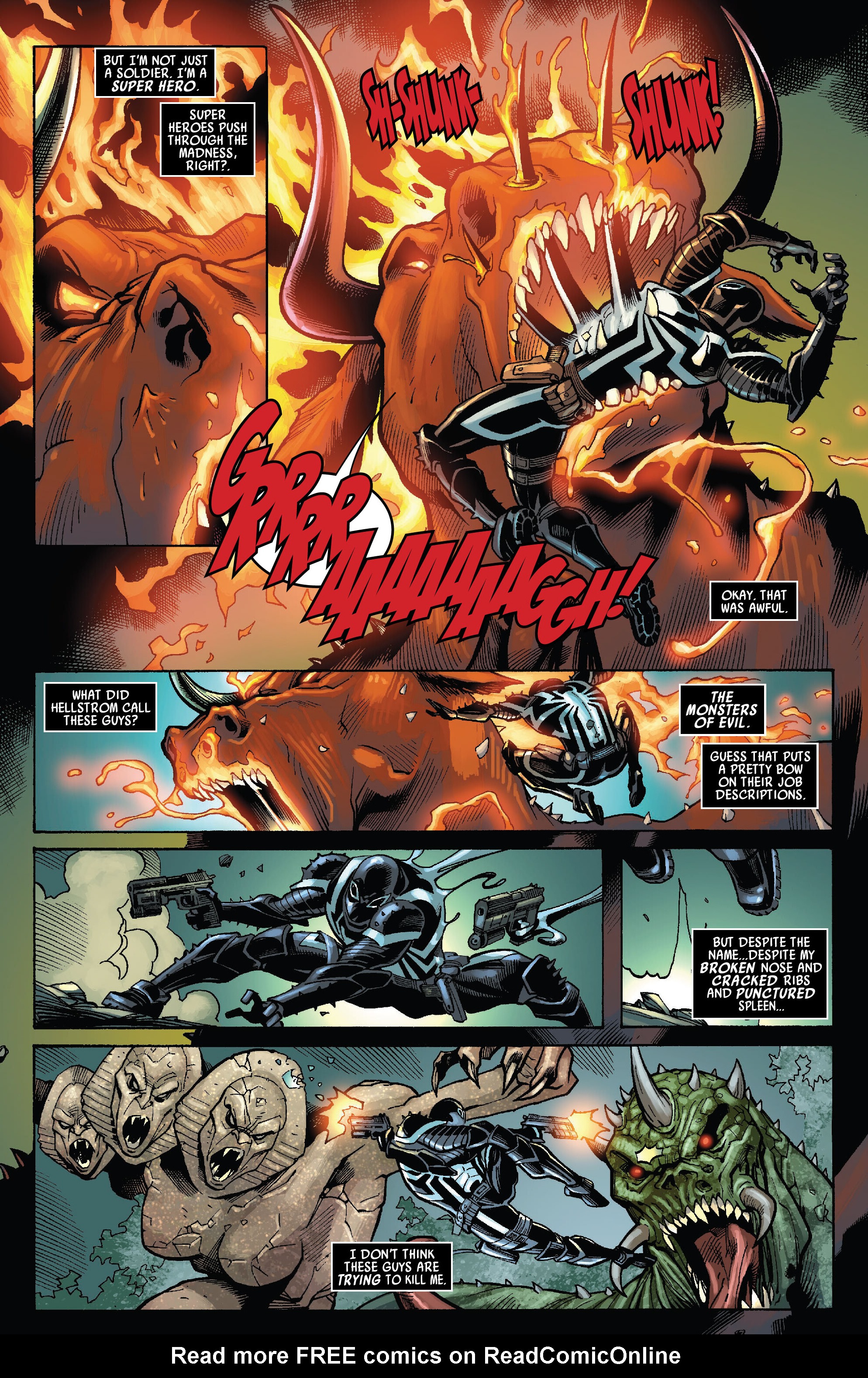 Read online Venom Modern Era Epic Collection comic -  Issue # The Savage Six (Part 2) - 73