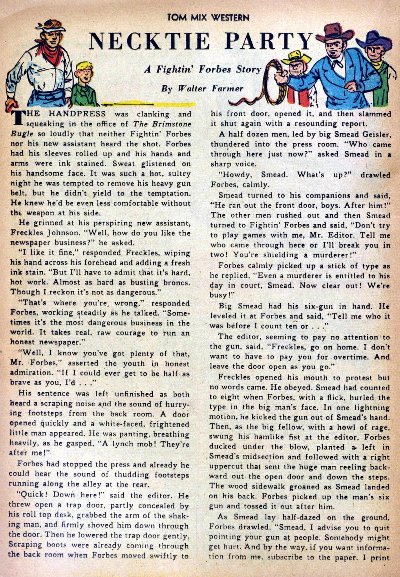 Read online Tom Mix Western (1948) comic -  Issue #48 - 24