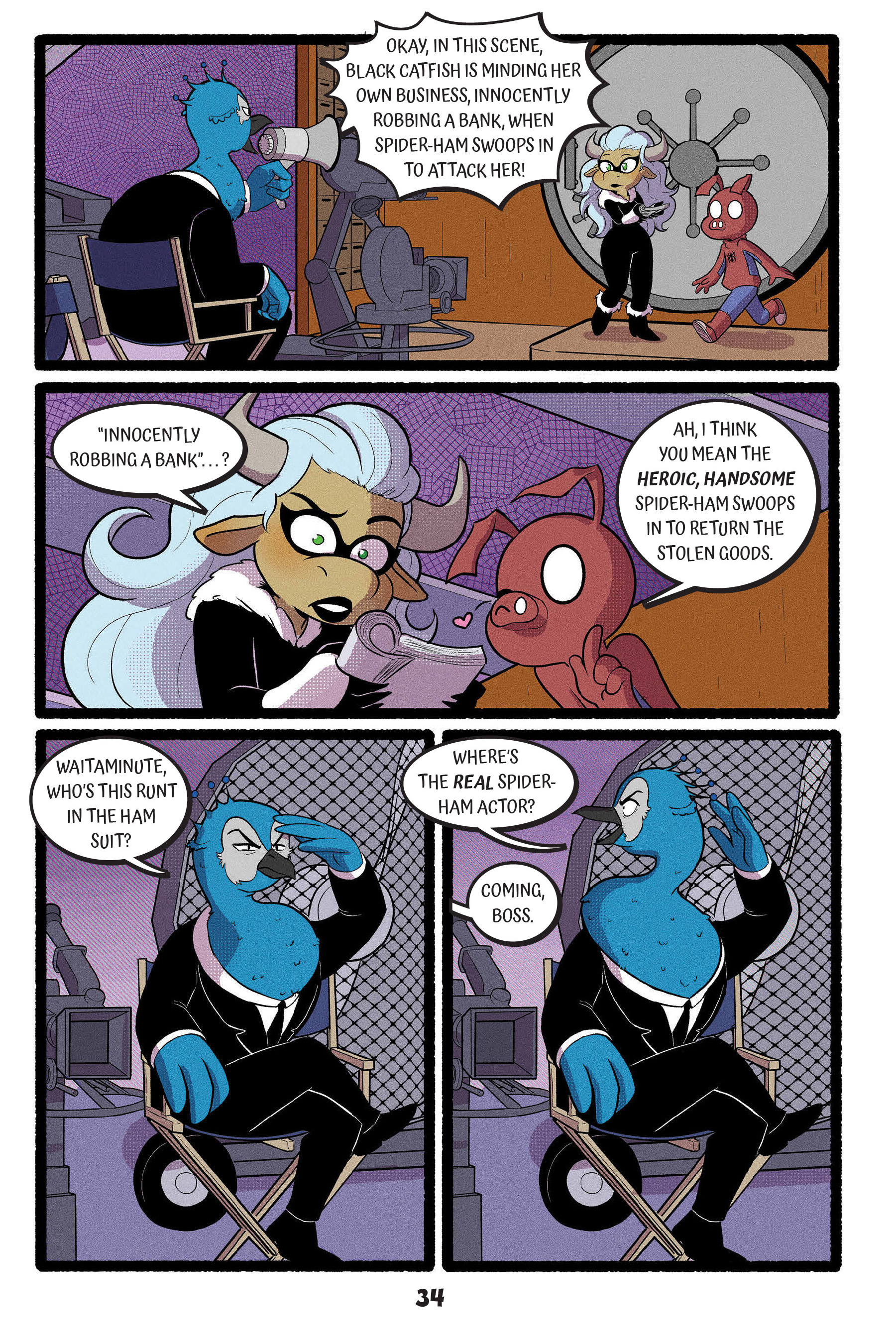 Read online Spider-Ham: Hollywood May-Ham comic -  Issue # TPB - 34