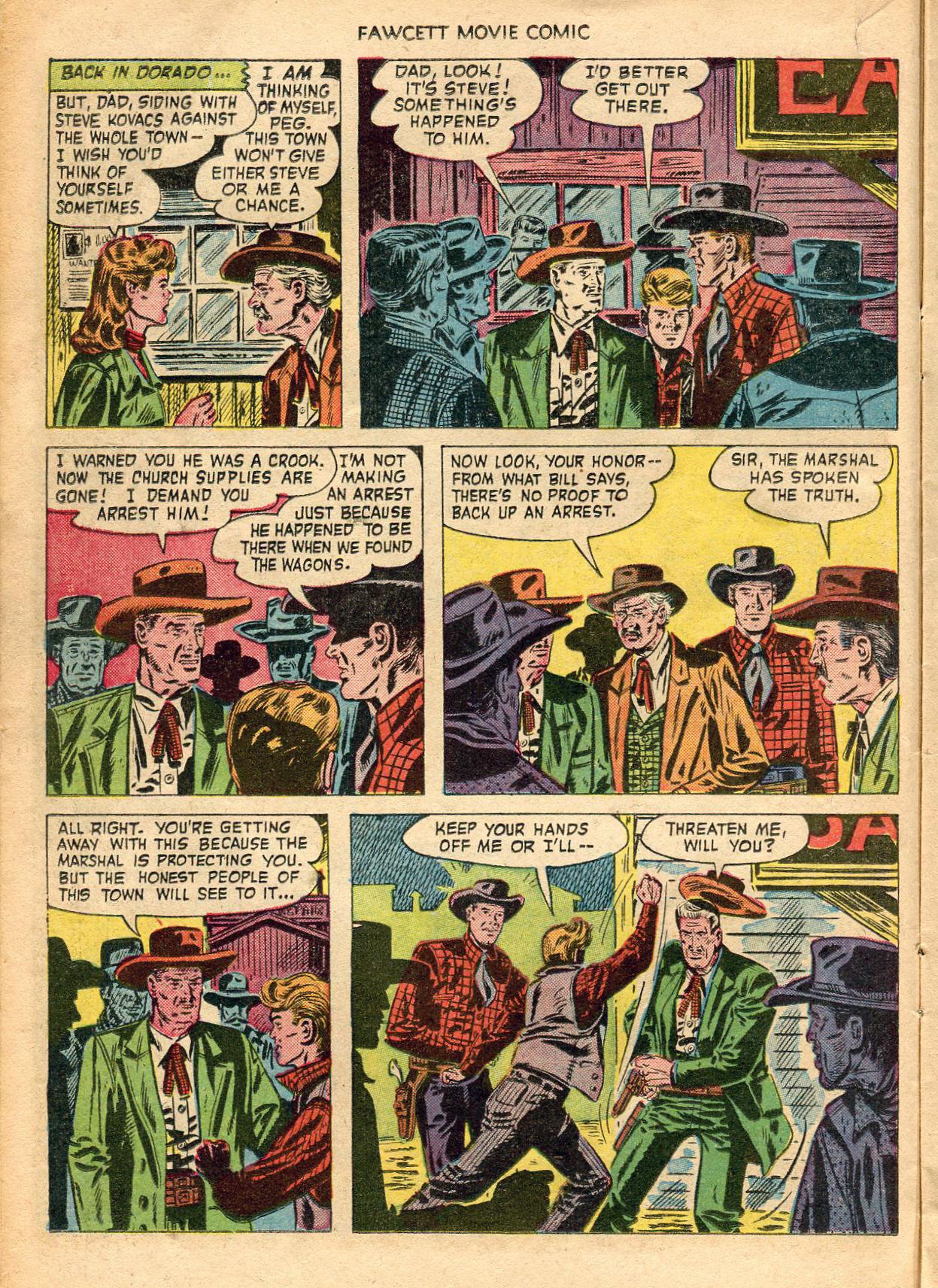 Read online Fawcett Movie Comic comic -  Issue #10 - 14