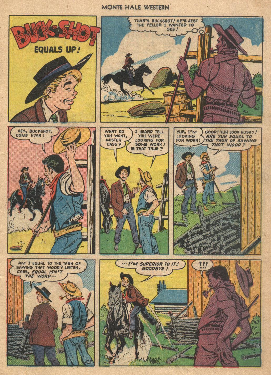 Read online Monte Hale Western comic -  Issue #77 - 13