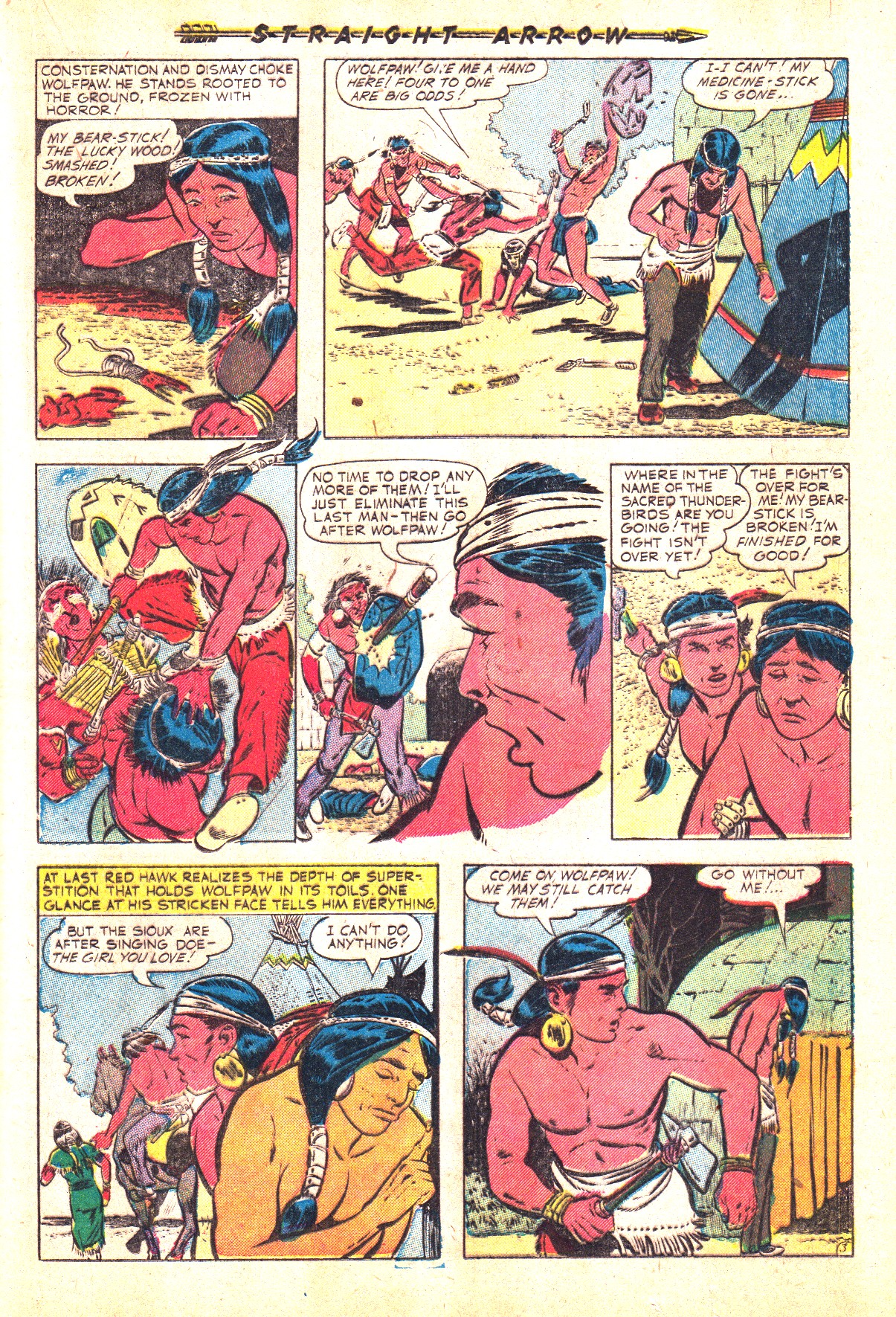 Read online Straight Arrow comic -  Issue #33 - 21