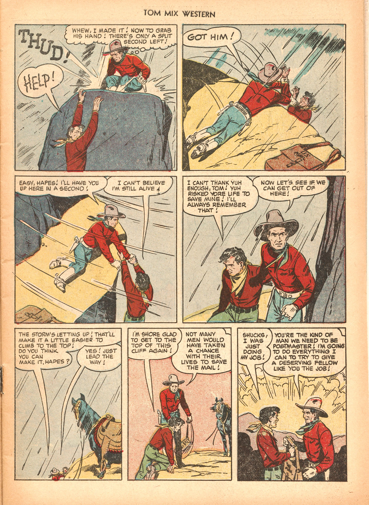 Read online Tom Mix Western (1948) comic -  Issue #40 - 7