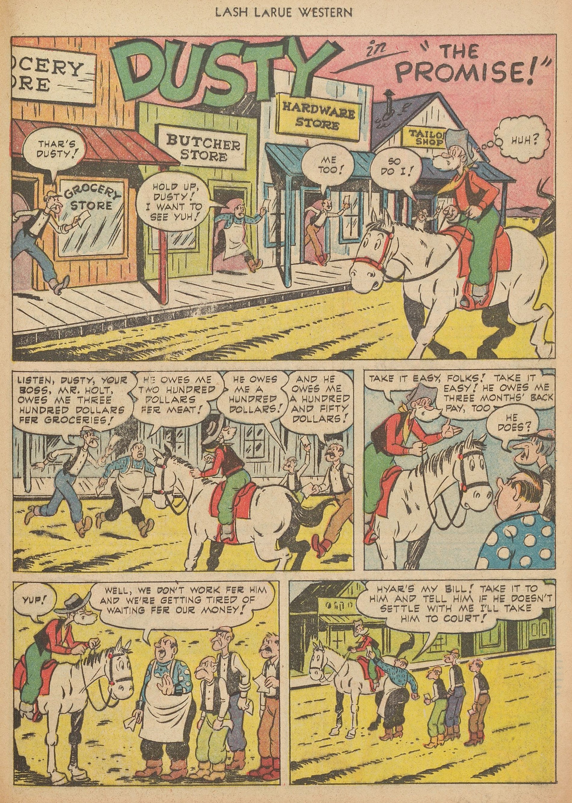 Read online Lash Larue Western (1949) comic -  Issue #40 - 25