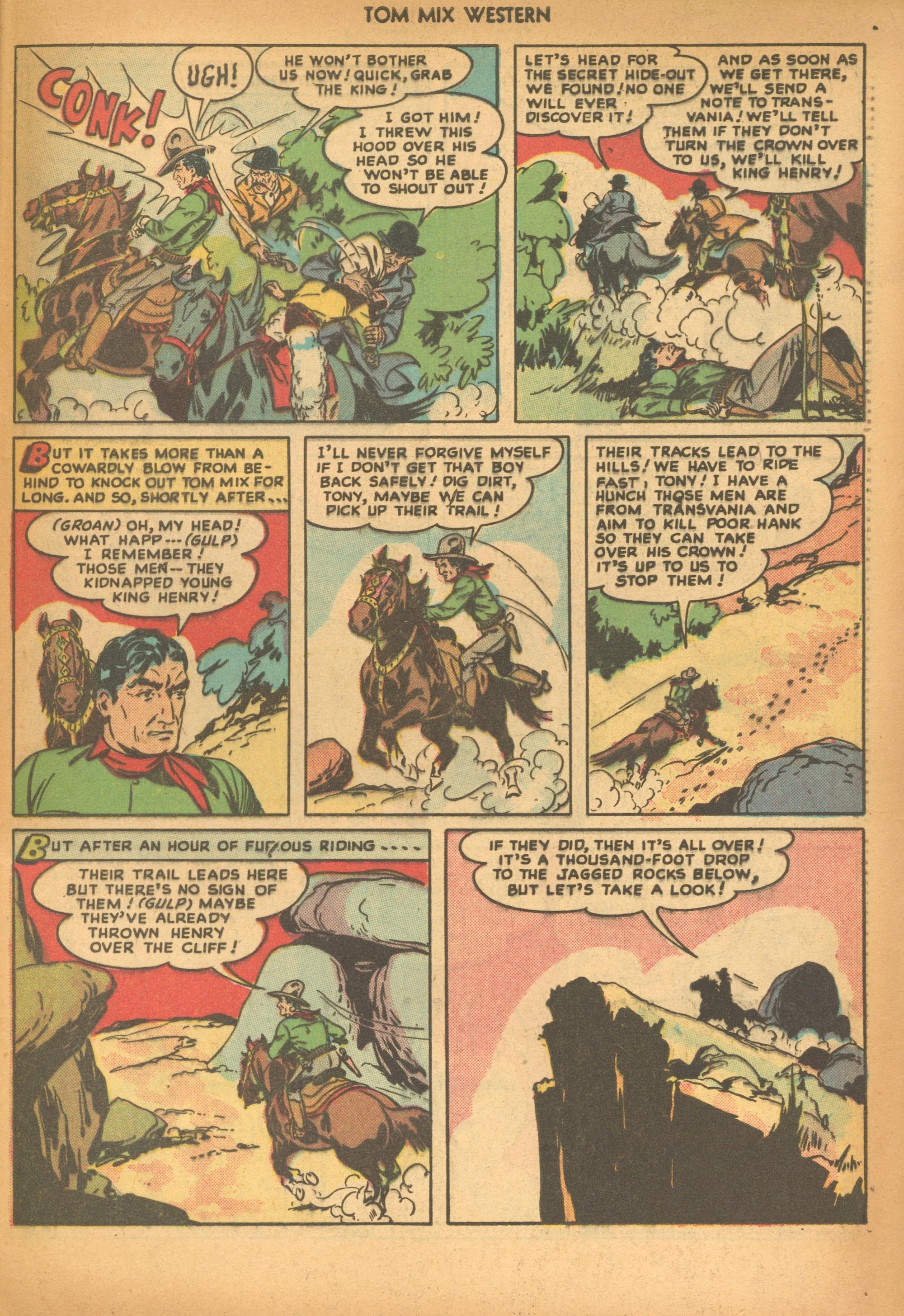 Read online Tom Mix Western (1948) comic -  Issue #16 - 45