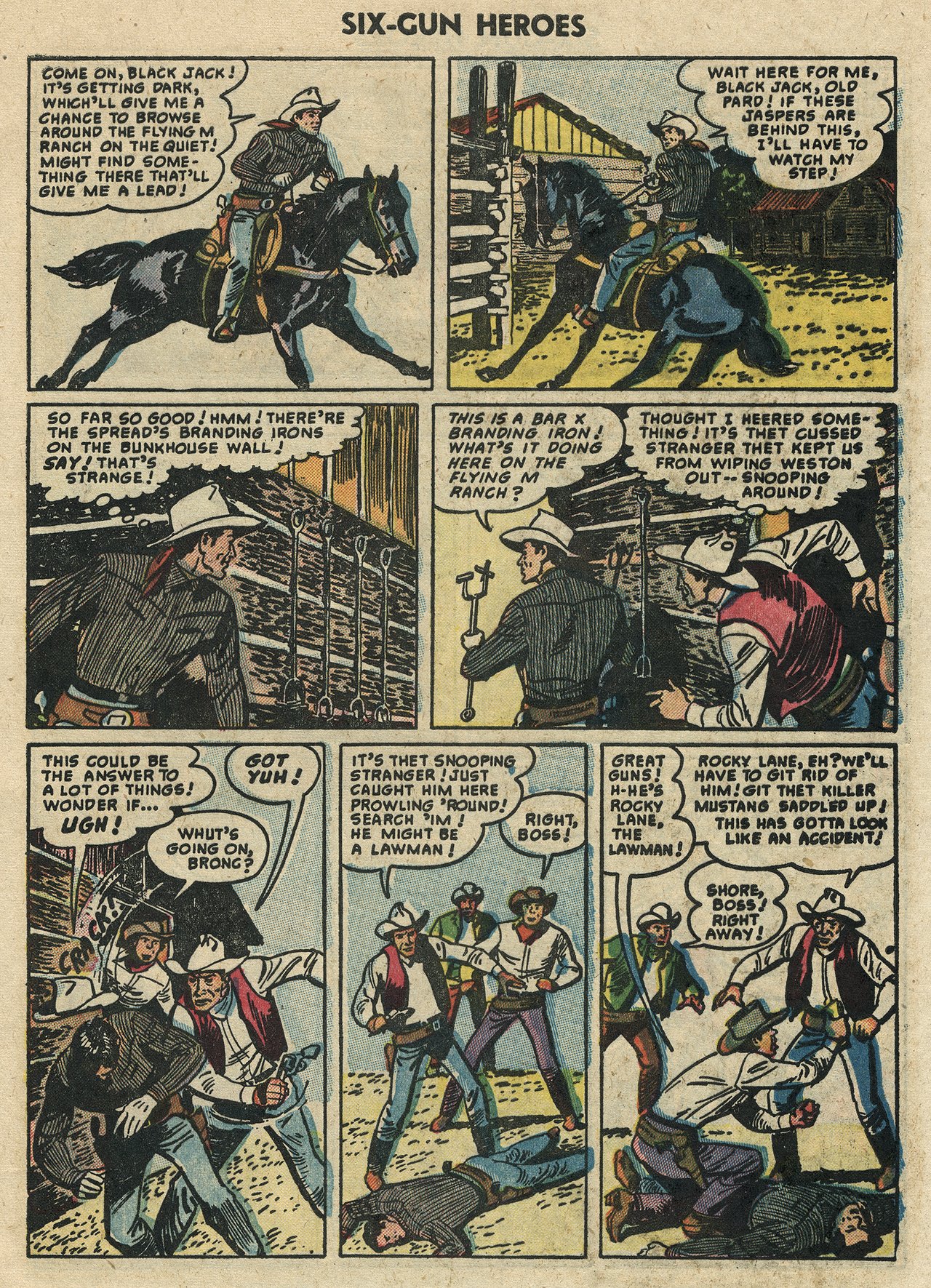 Read online Six-Gun Heroes comic -  Issue #32 - 9