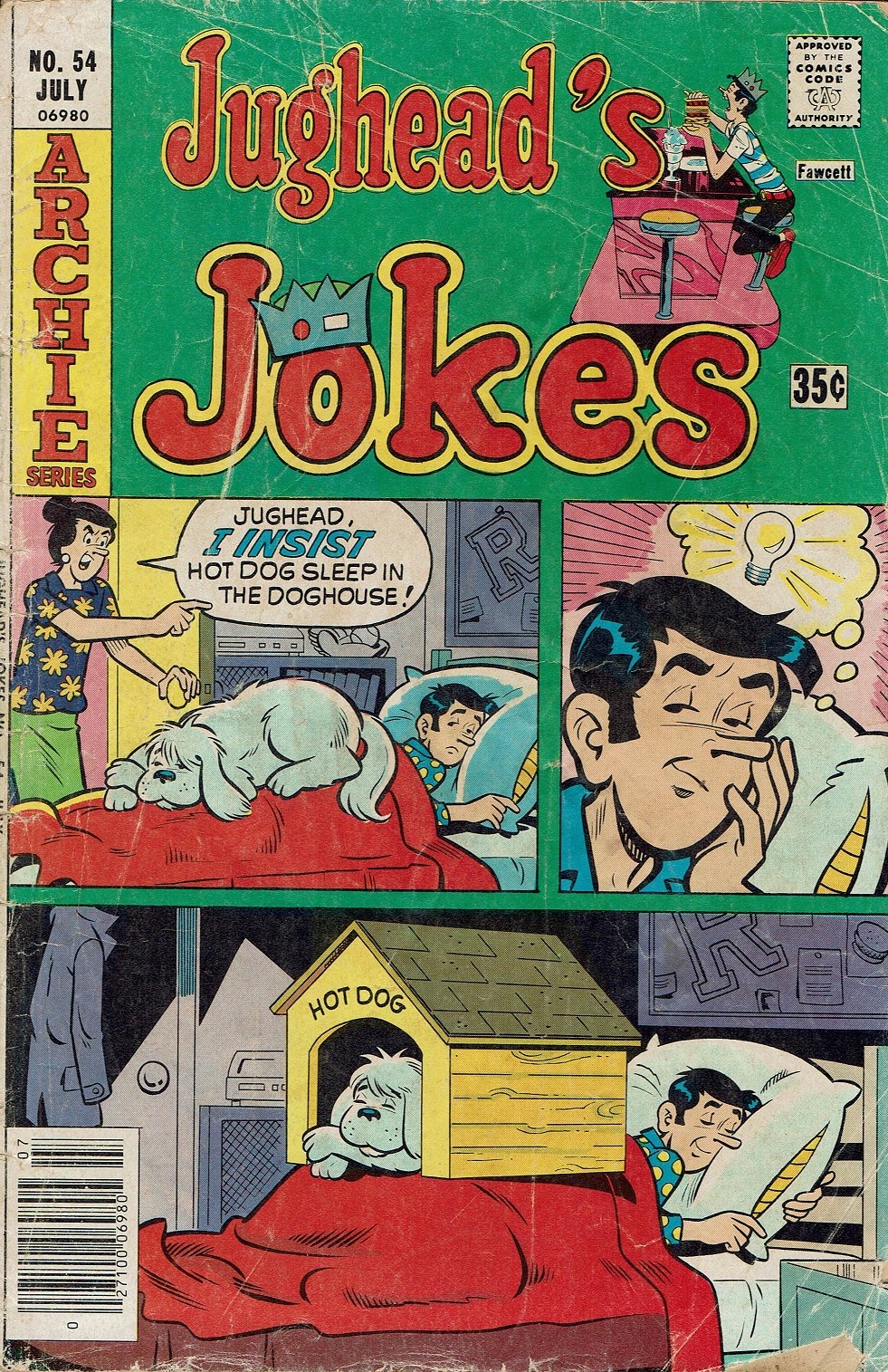 Read online Jughead's Jokes comic -  Issue #54 - 1