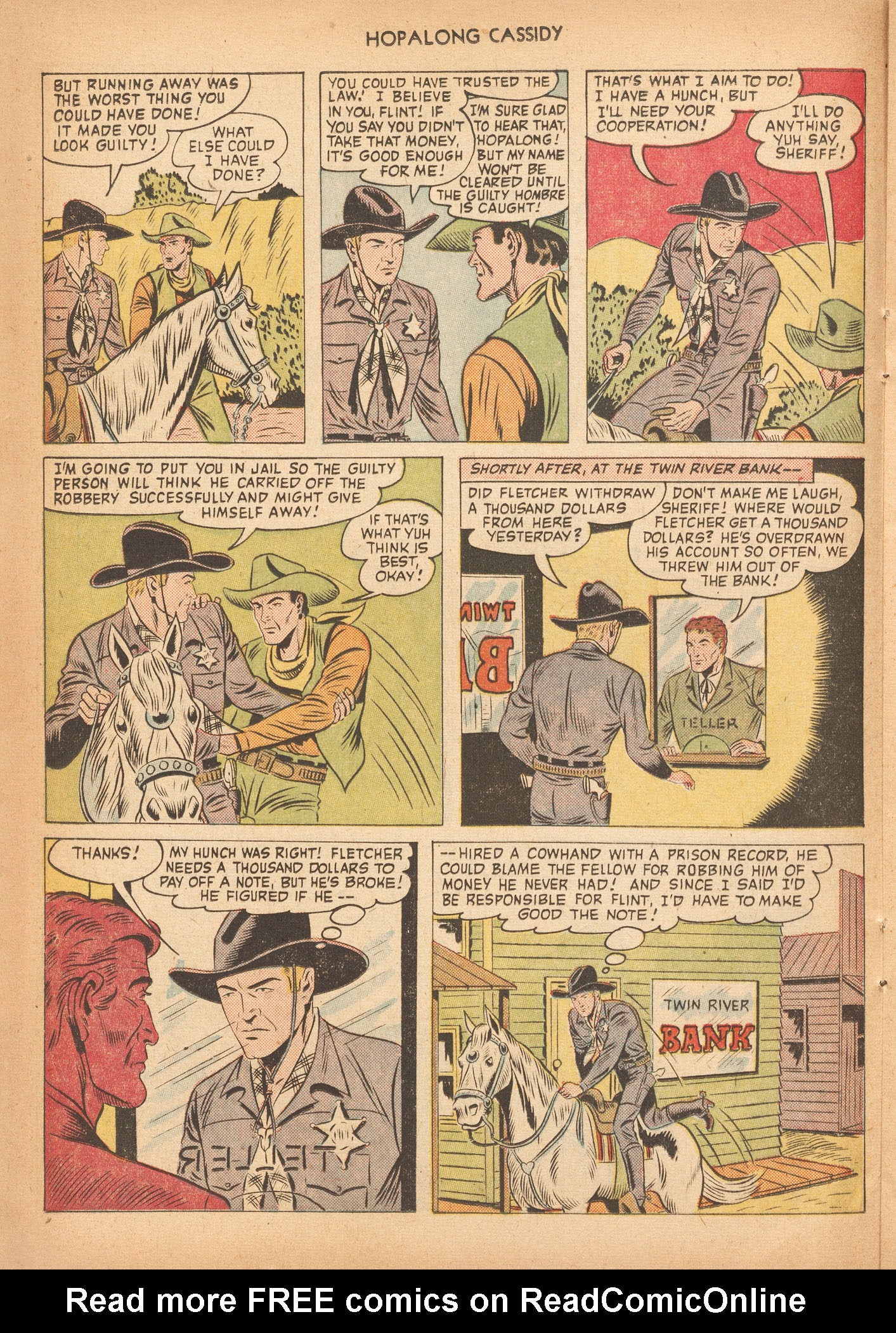 Read online Hopalong Cassidy comic -  Issue #56 - 24