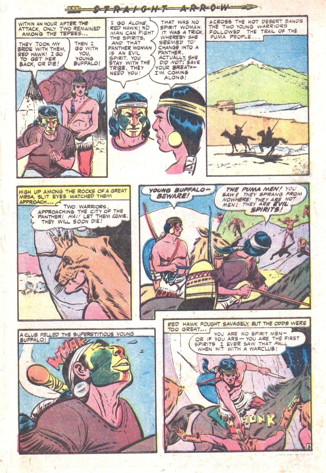 Read online Straight Arrow comic -  Issue #27 - 21