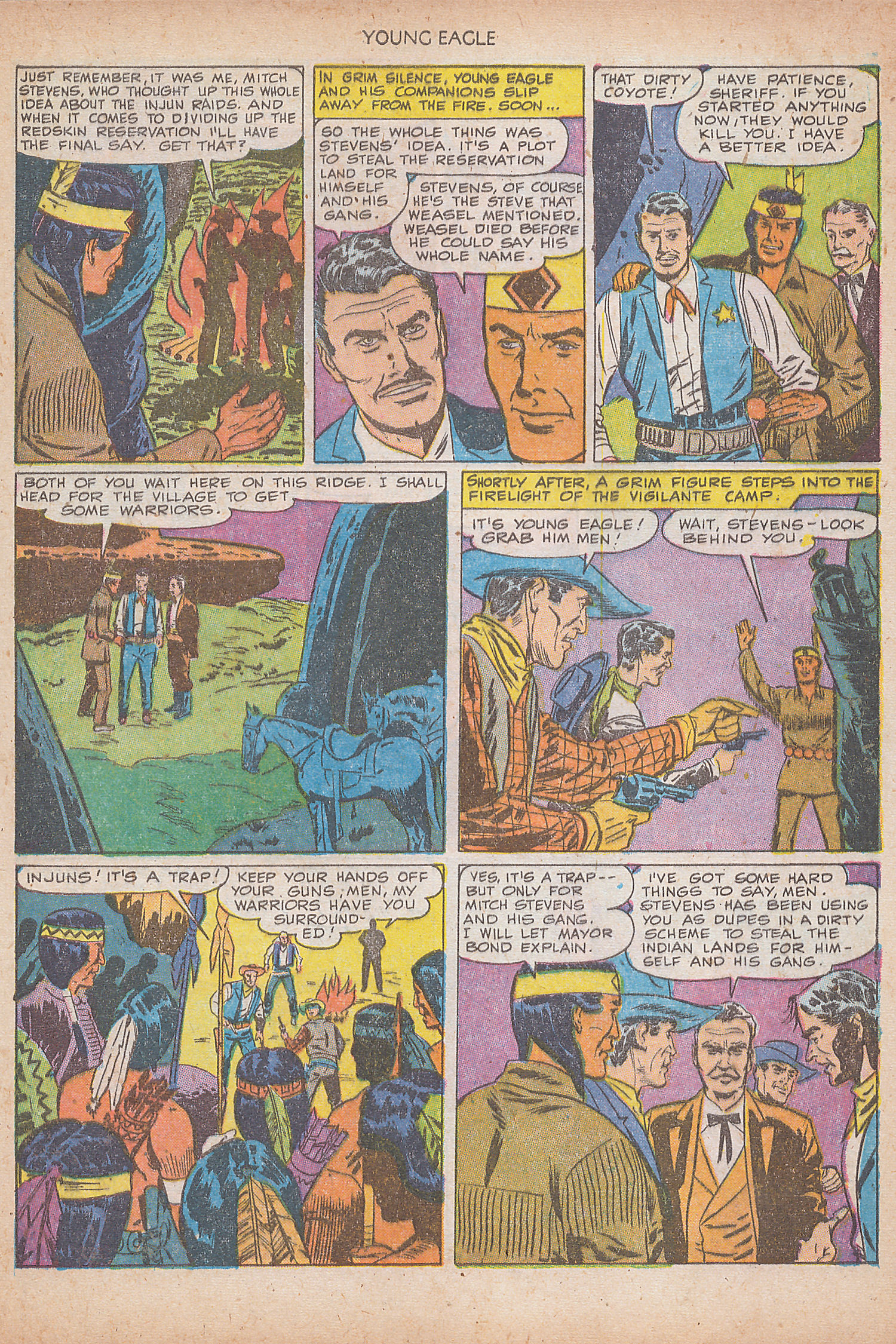 Read online Young Eagle comic -  Issue #7 - 15